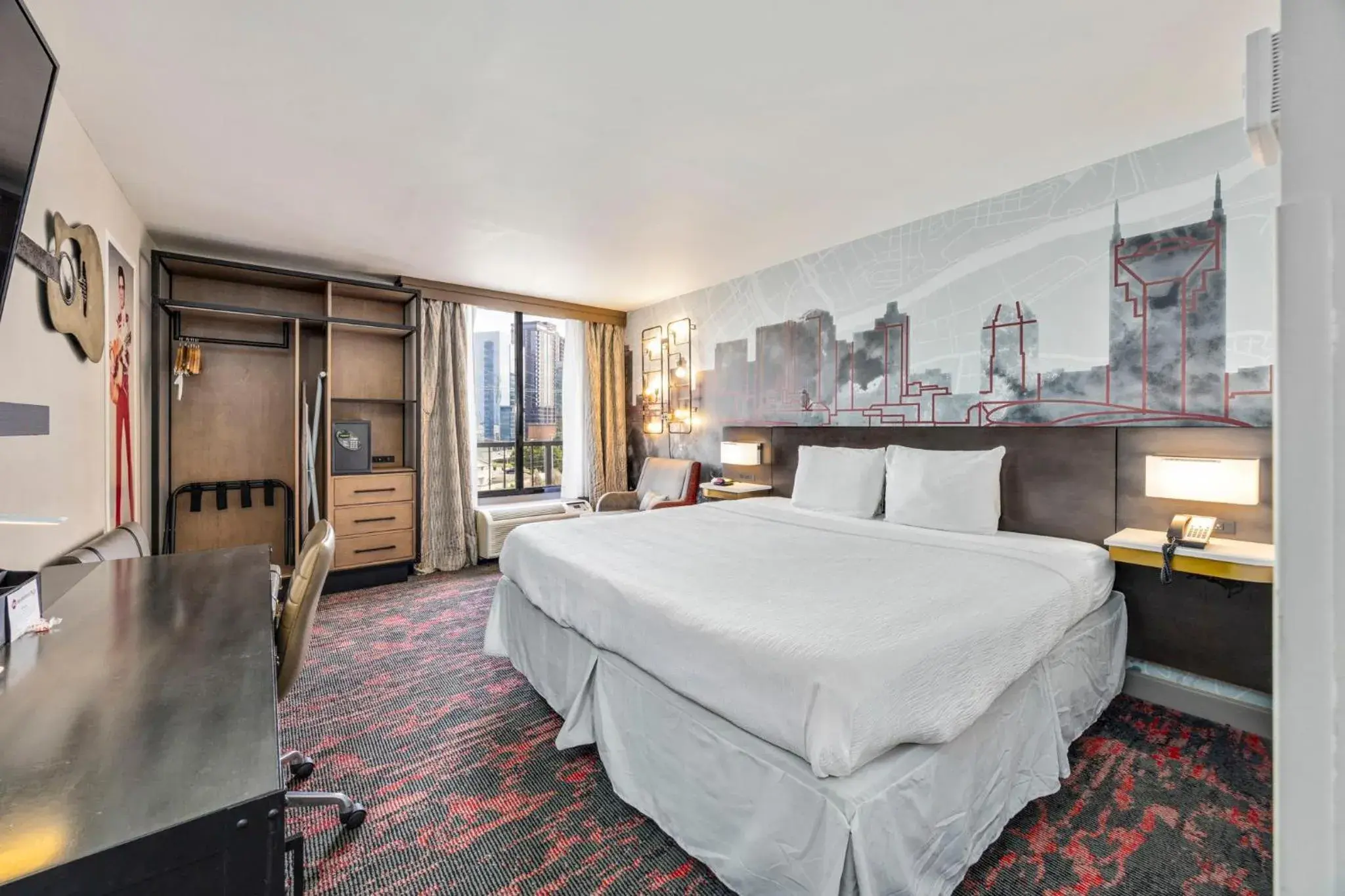 Property building, Bed in Best Western Downtown PLUS Music Row Property building, Bed in Best Western Downtown PLUS Music Row