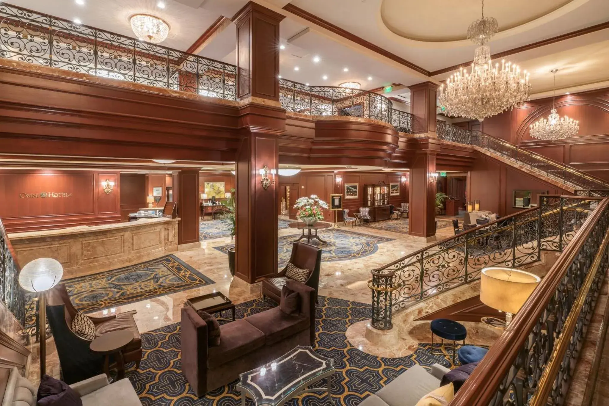 Lobby or reception in Omni San Francisco Lobby or reception in Omni San Francisco