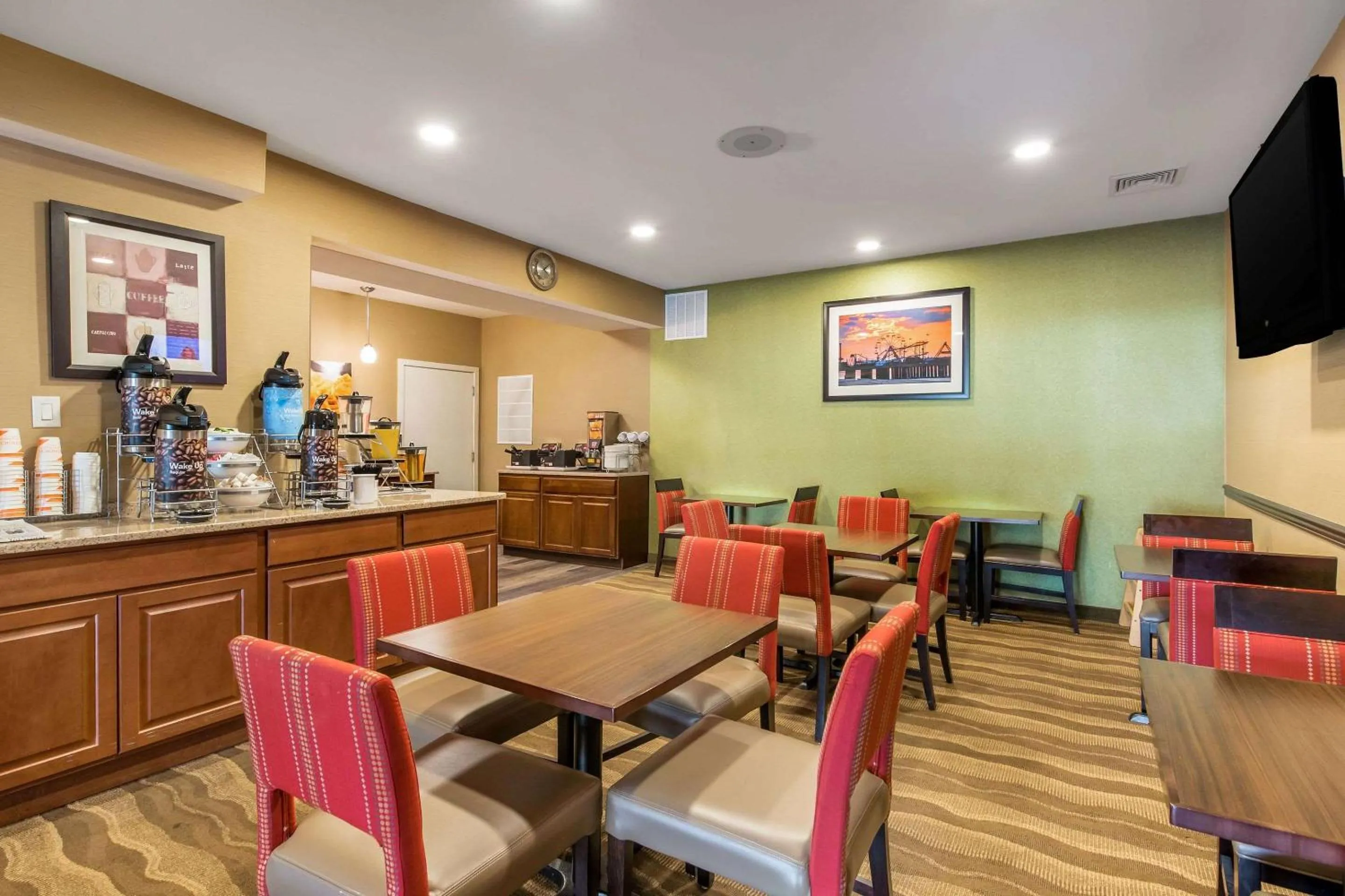 Restaurant/places to eat in Comfort Suites Atlantic City North