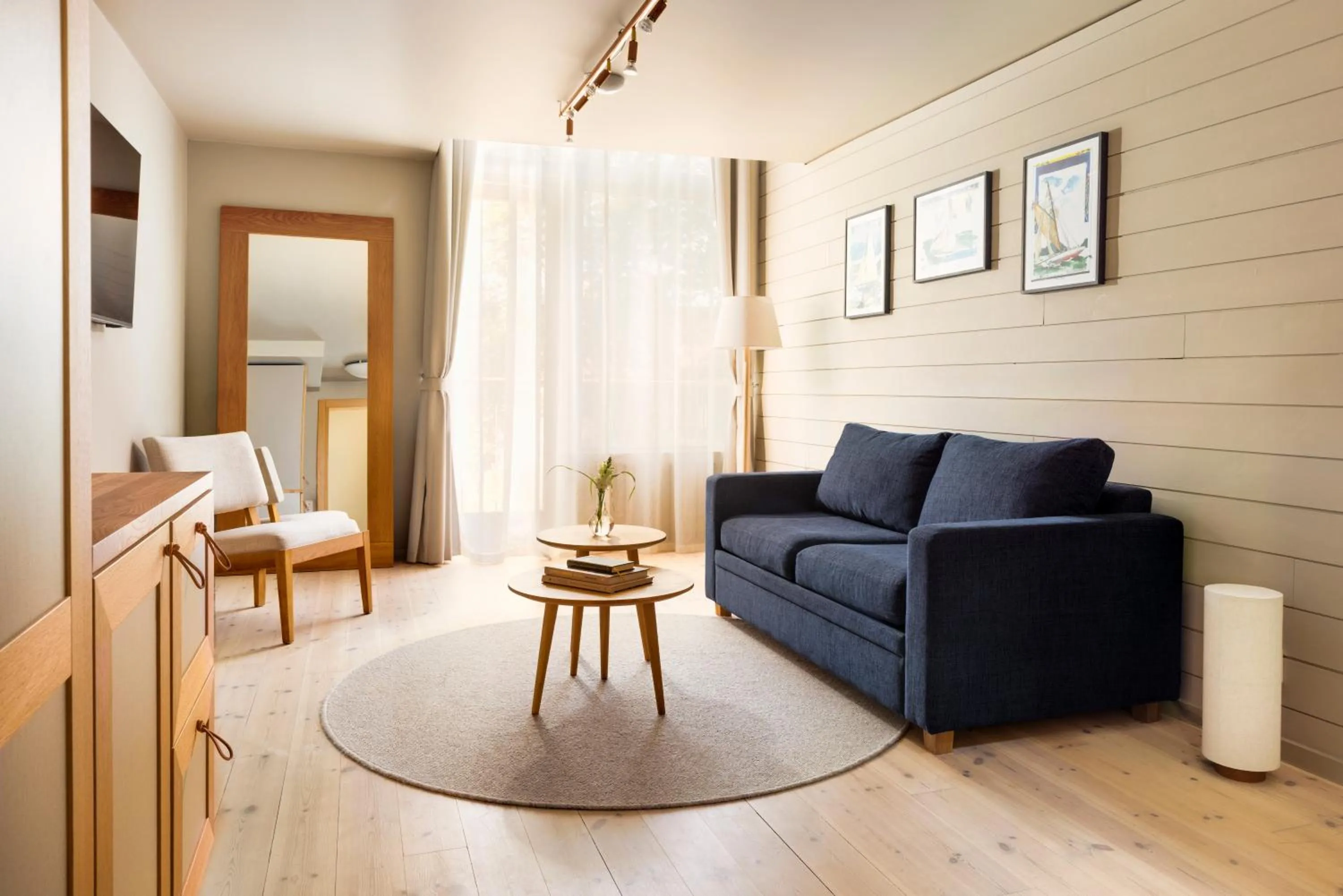 Living room in Hotel J, Stockholm, a Member of Design Hotels
