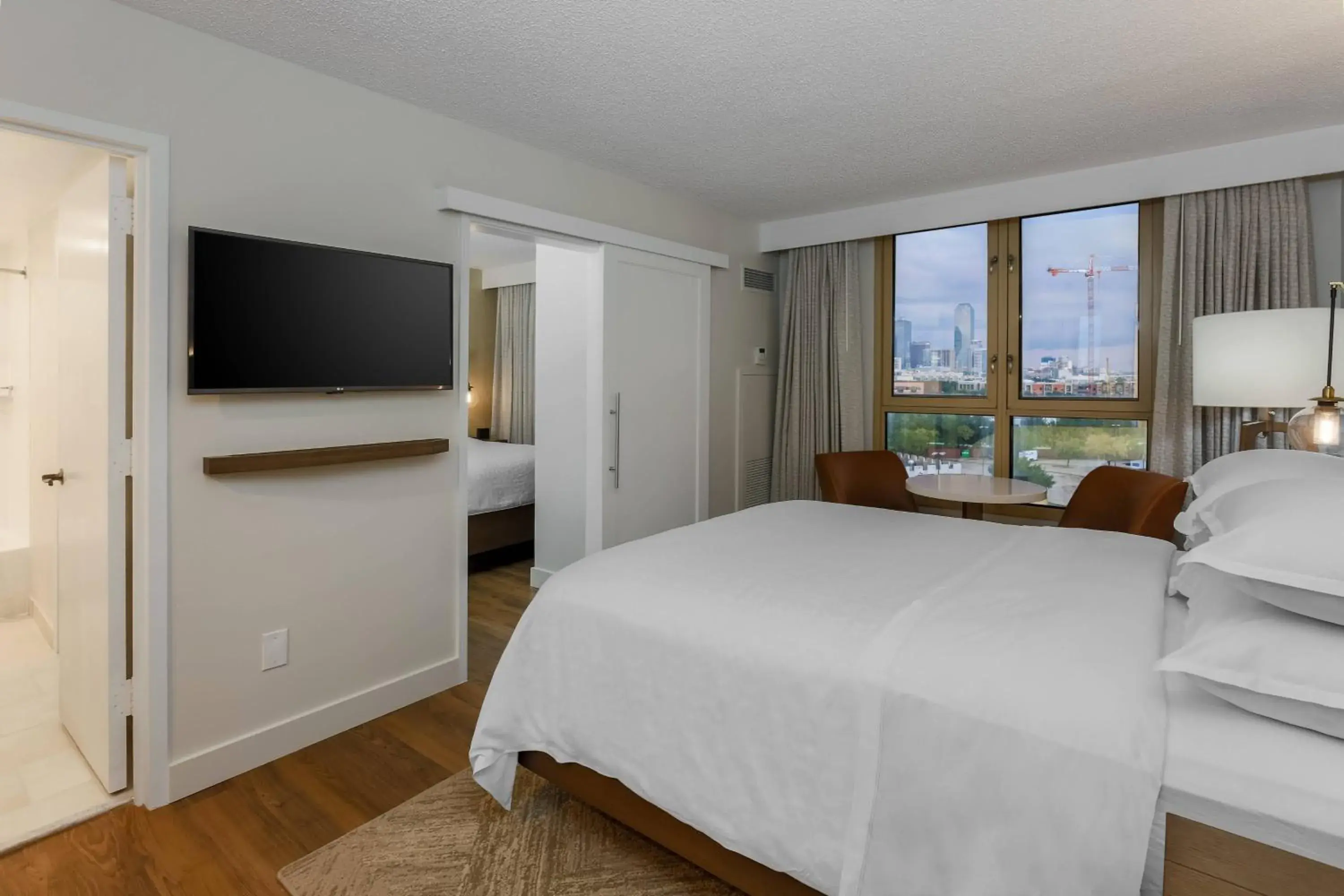 1 King & 1 Queen Bed, 2 Bedroom Suite, City view, Balcony in Sheraton Suites Market Center Dallas 1 King & 1 Queen Bed, 2 Bedroom Suite, City view, Balcony in Sheraton Suites Market Center Dallas