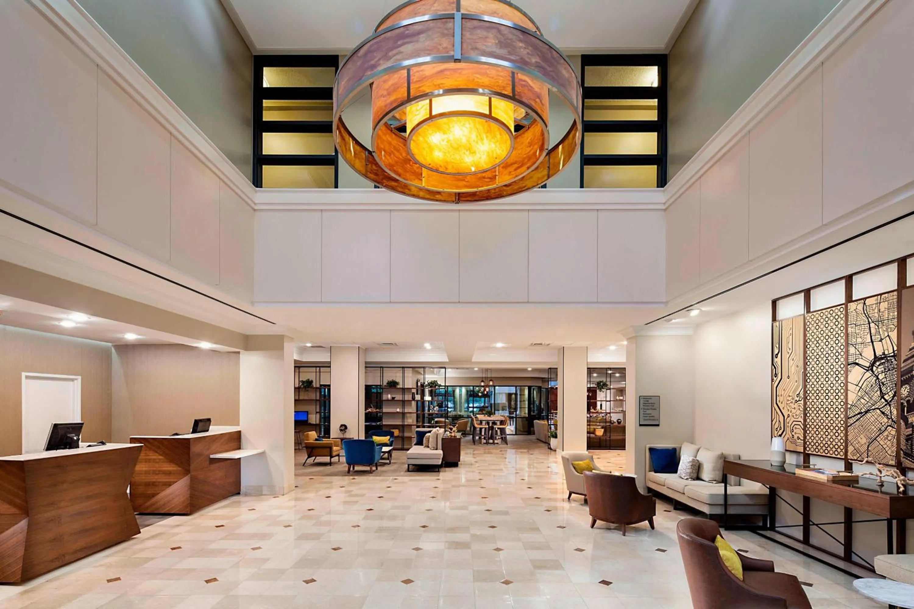 Lobby or reception in Sheraton Suites Market Center Dallas