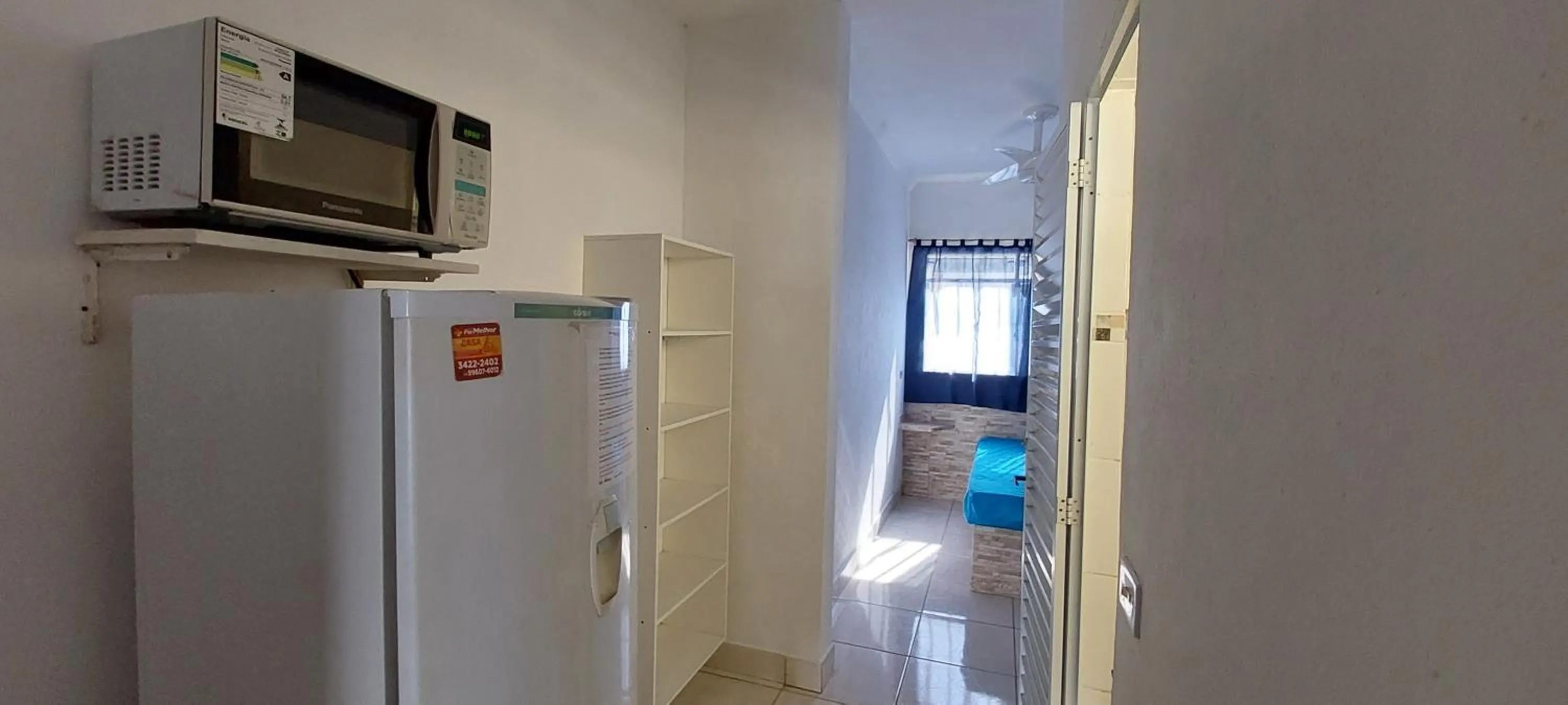Kitchen or kitchenette in Pousada/Flat Praia Do Sonho