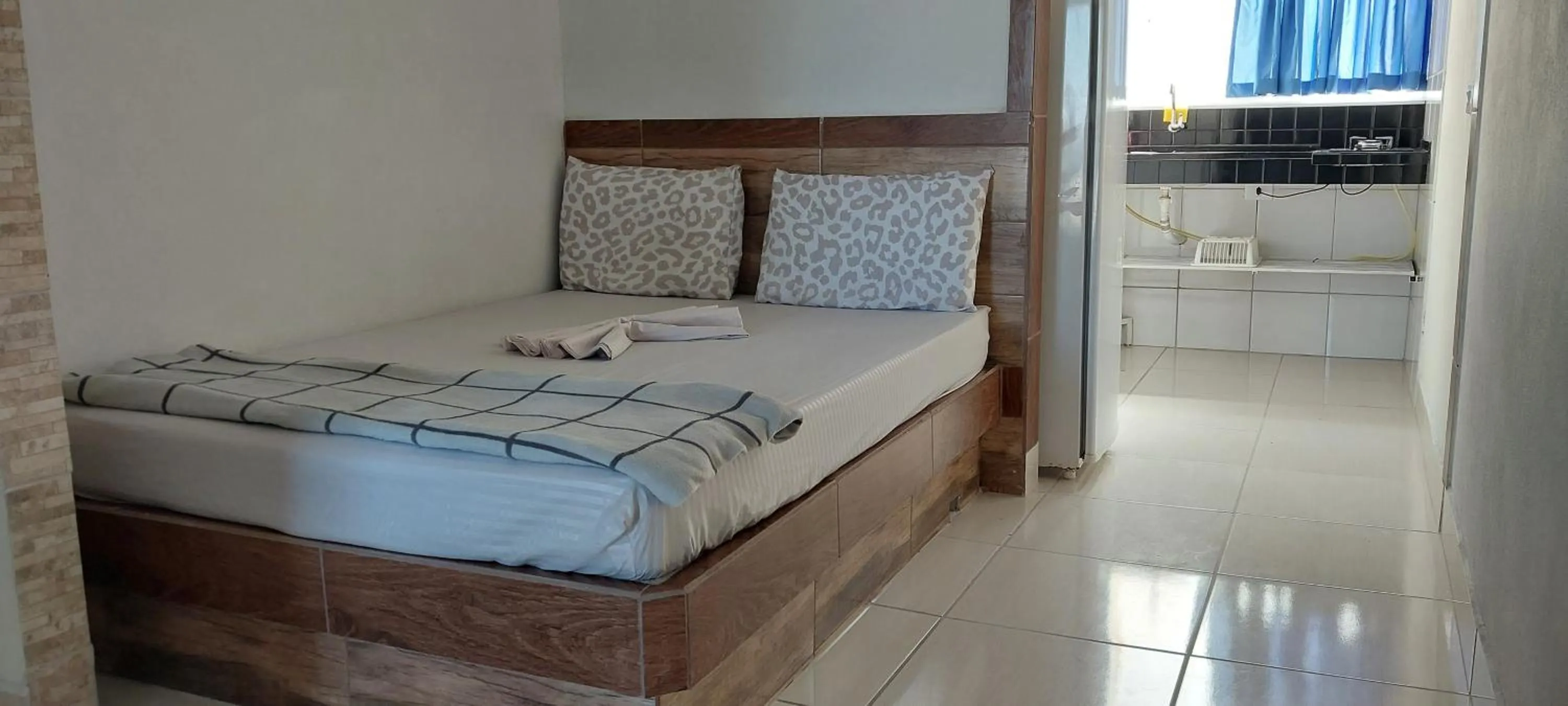 wardrobe, Bed in Pousada/Flat Praia Do Sonho