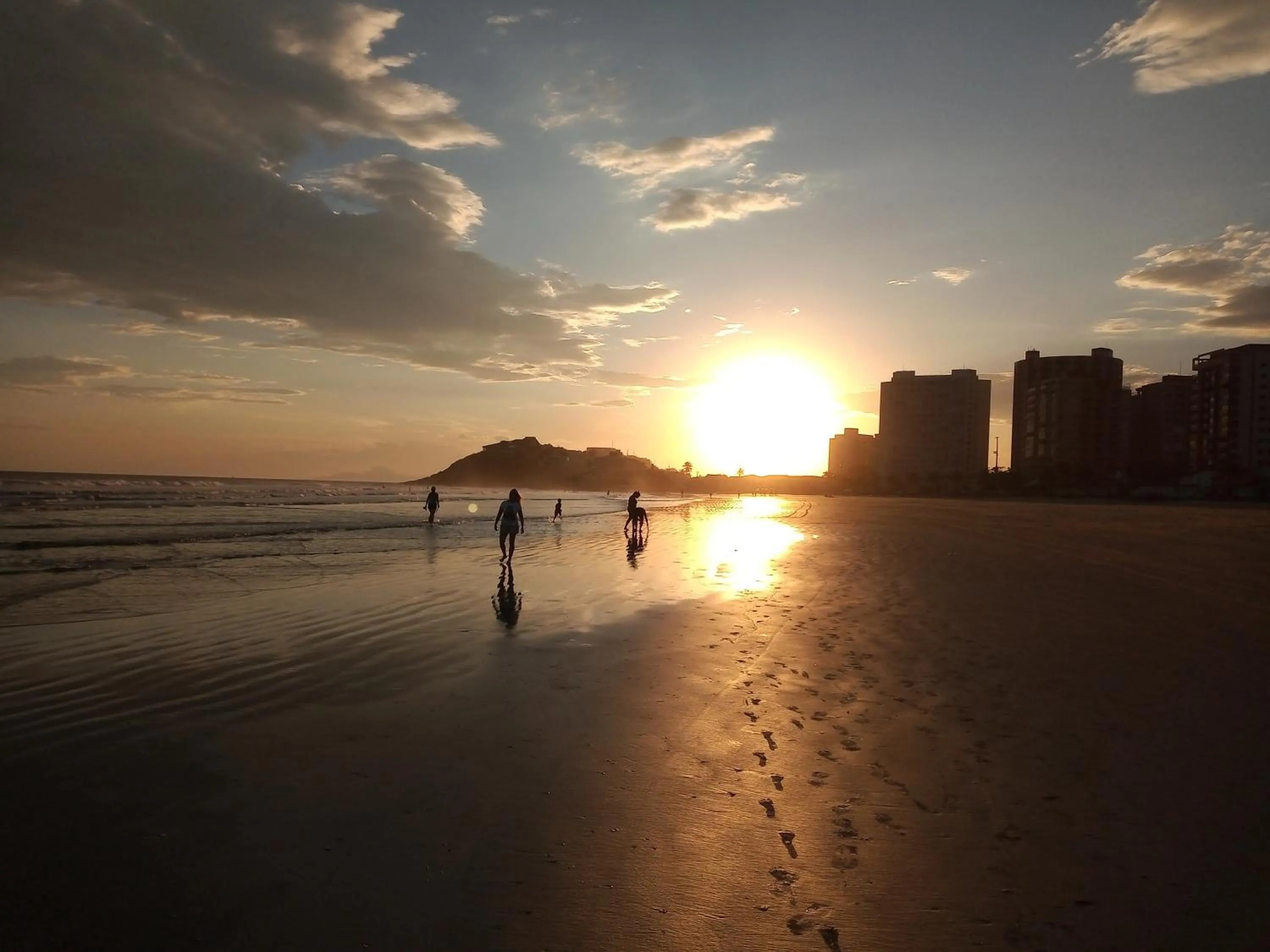 Sunset in Pousada/Flat Praia Do Sonho