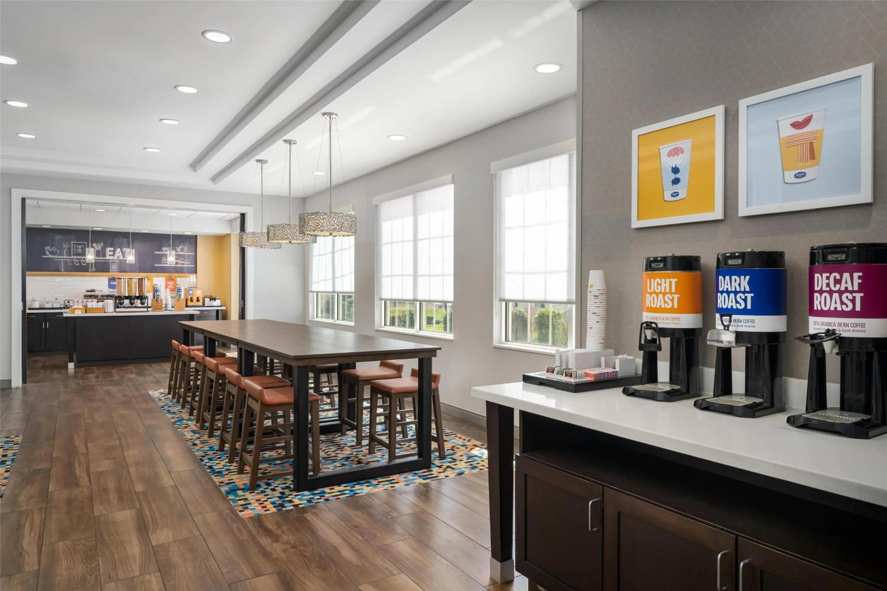 Breakfast in Hampton Inn-Pawtucket, RI