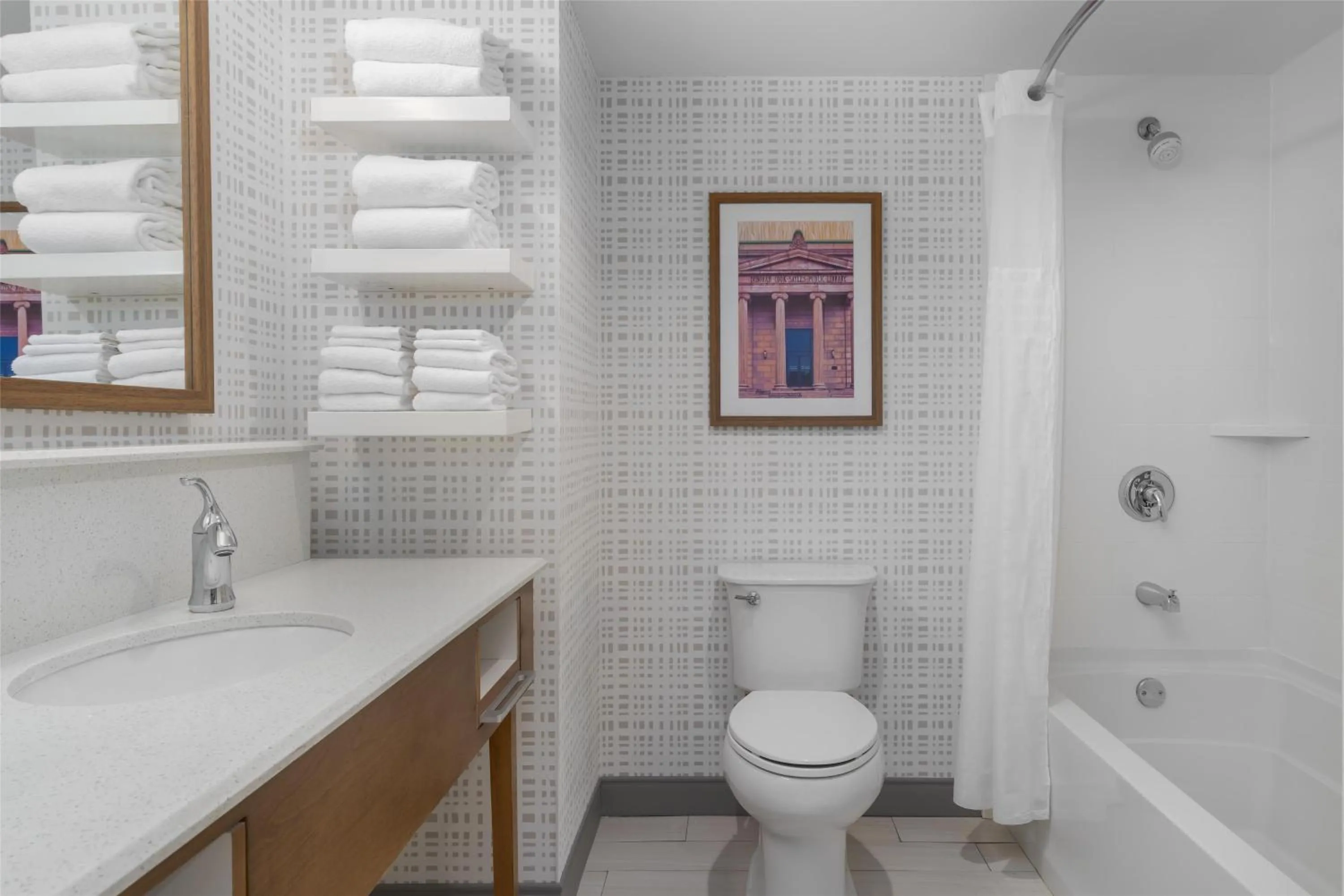 Bathroom in Hampton Inn-Pawtucket, RI