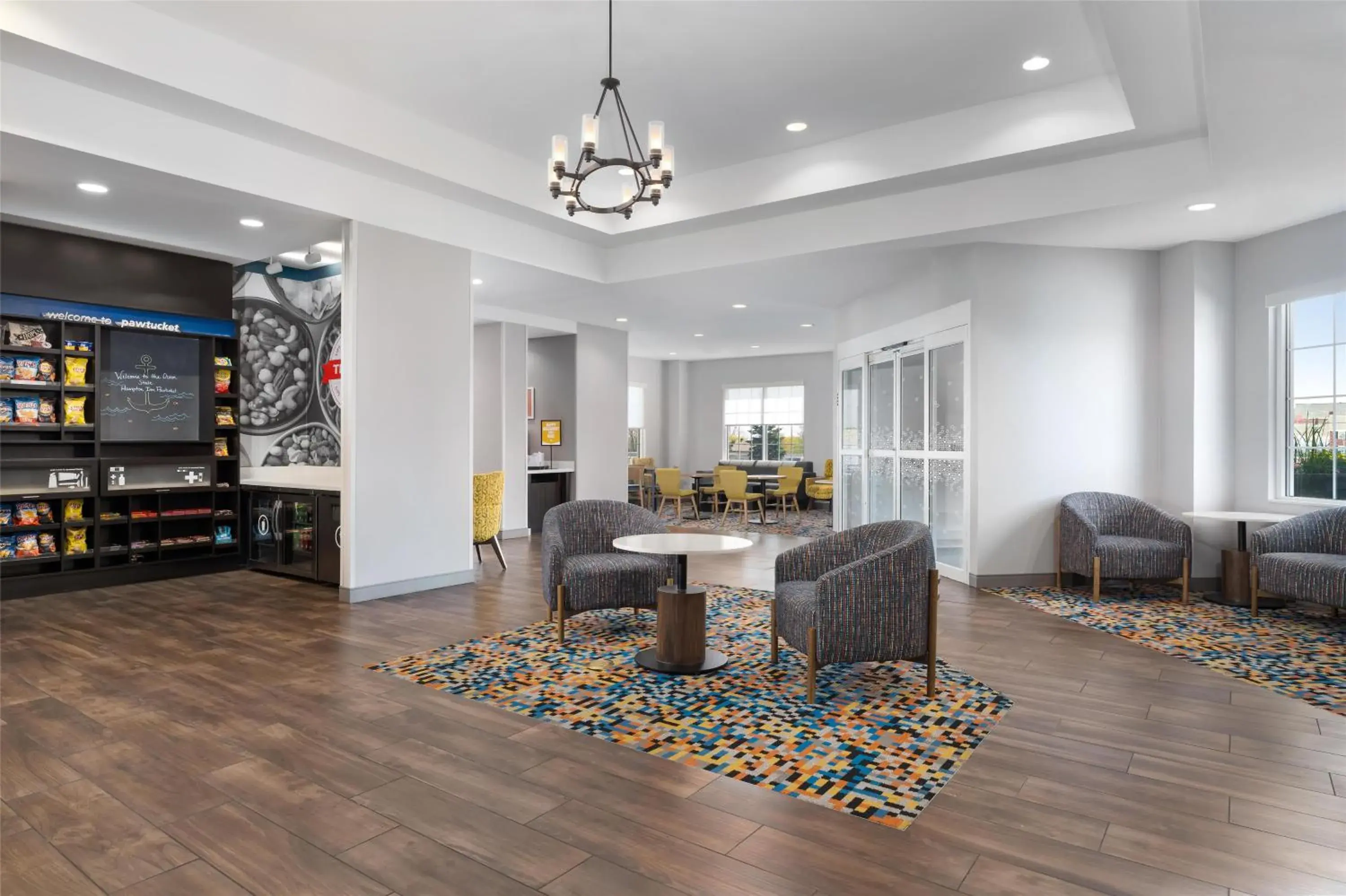 Lobby or reception in Hampton Inn-Pawtucket, RI Lobby or reception in Hampton Inn-Pawtucket, RI