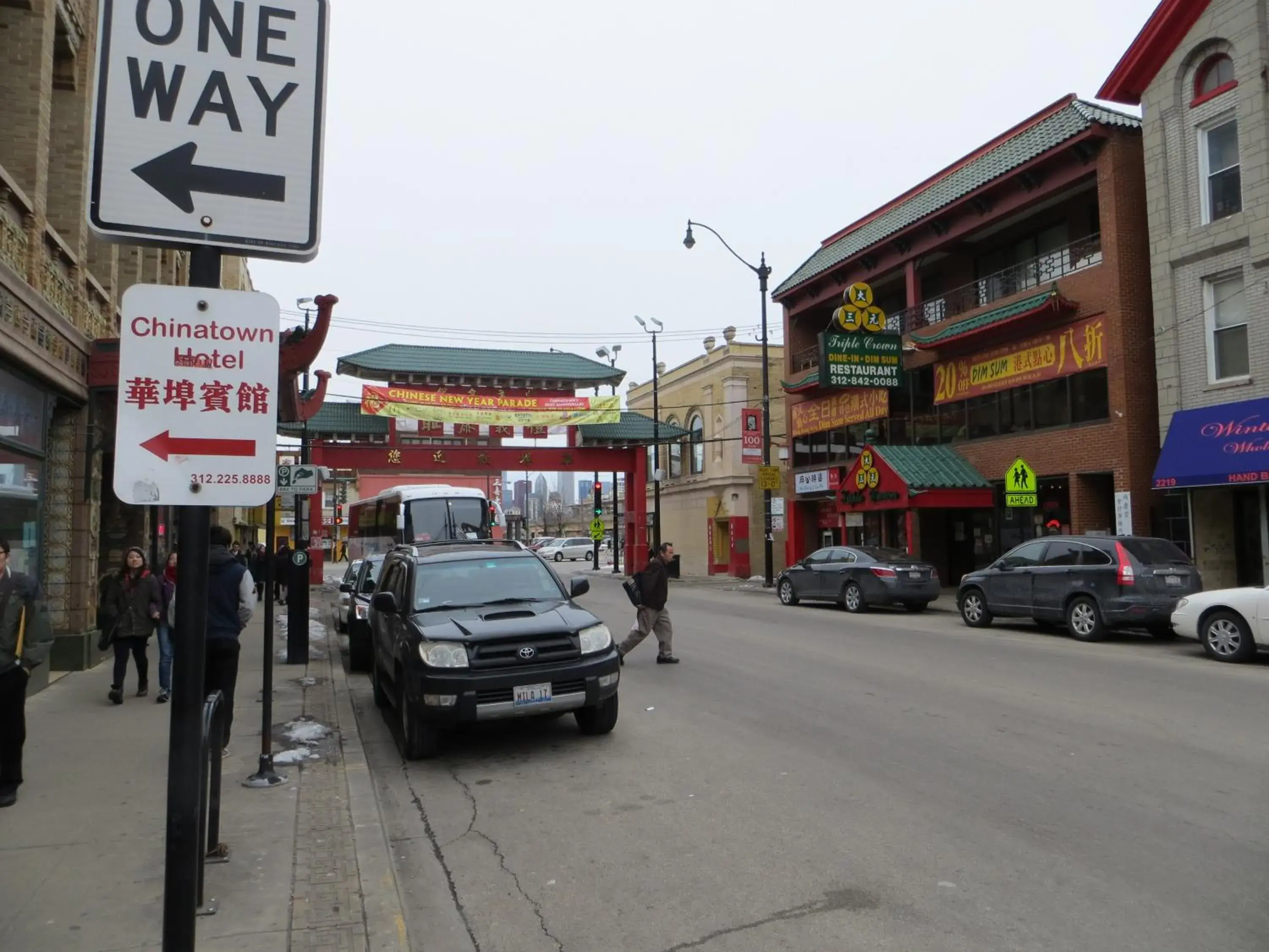 Facade/entrance in Chinatown Hotel Chicago Facade/entrance in Chinatown Hotel Chicago