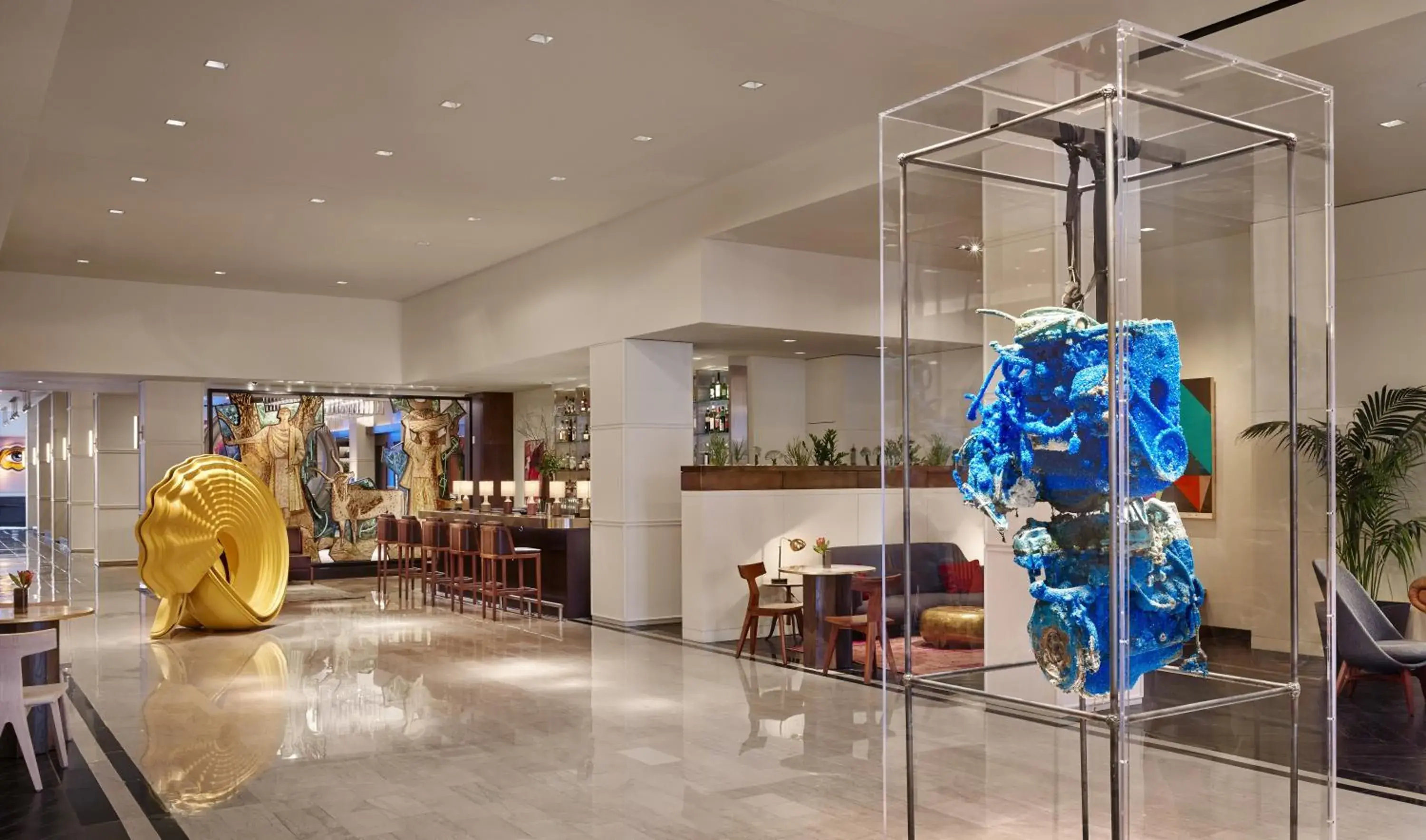 Lobby or reception in The Joule Lobby or reception in The Joule