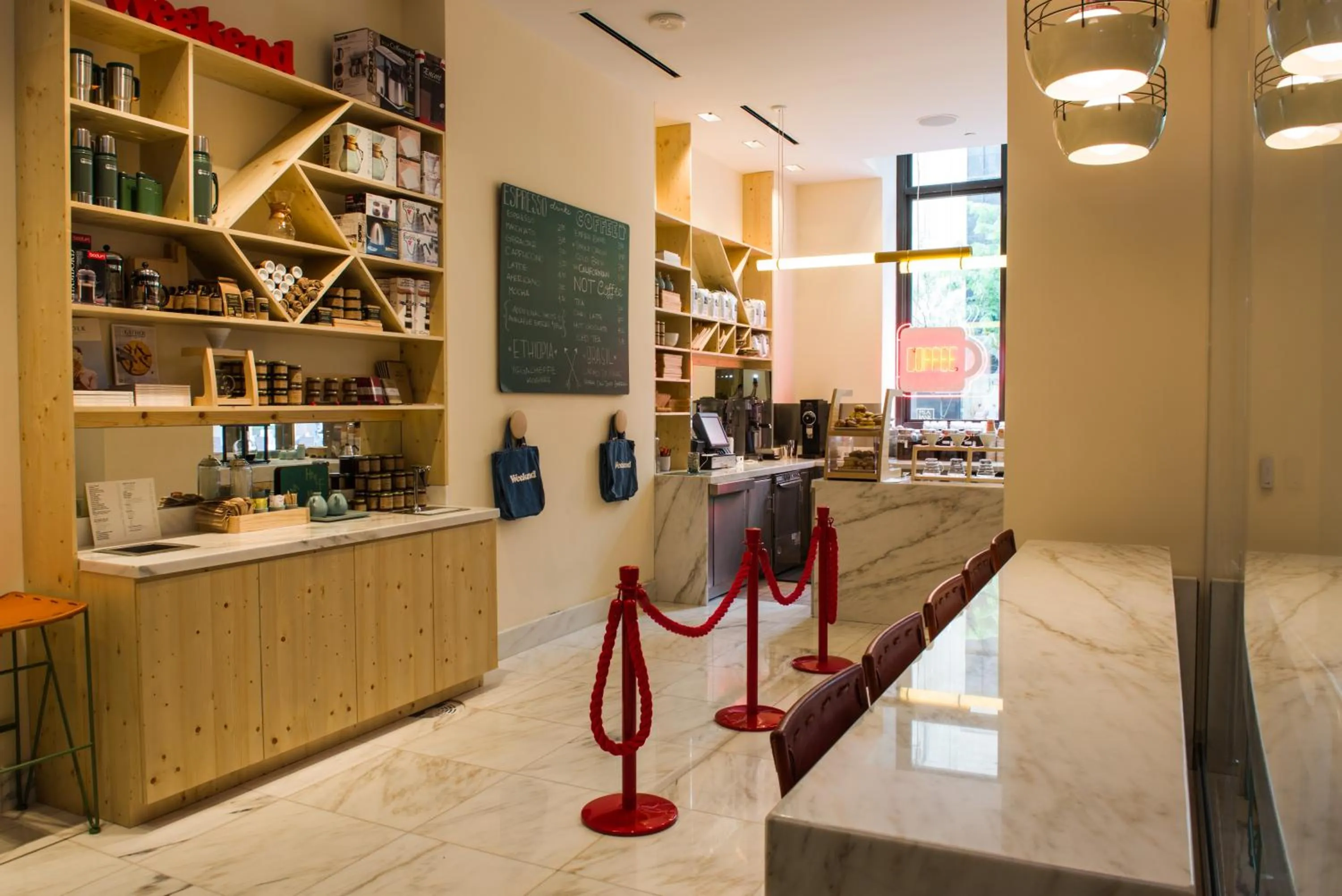 On-site shops in The Joule