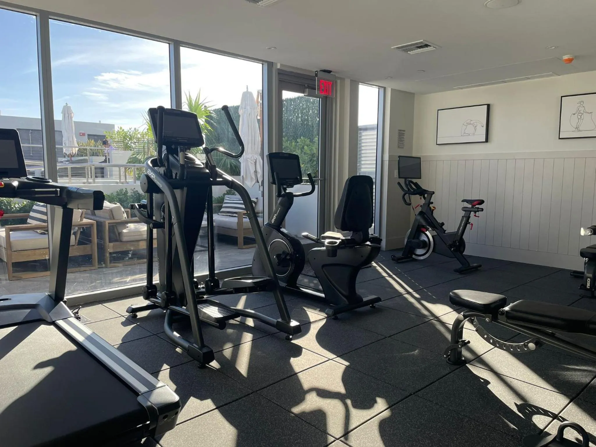 Fitness centre/facilities in Nassau Suite South Beach, an All Suite Hotel