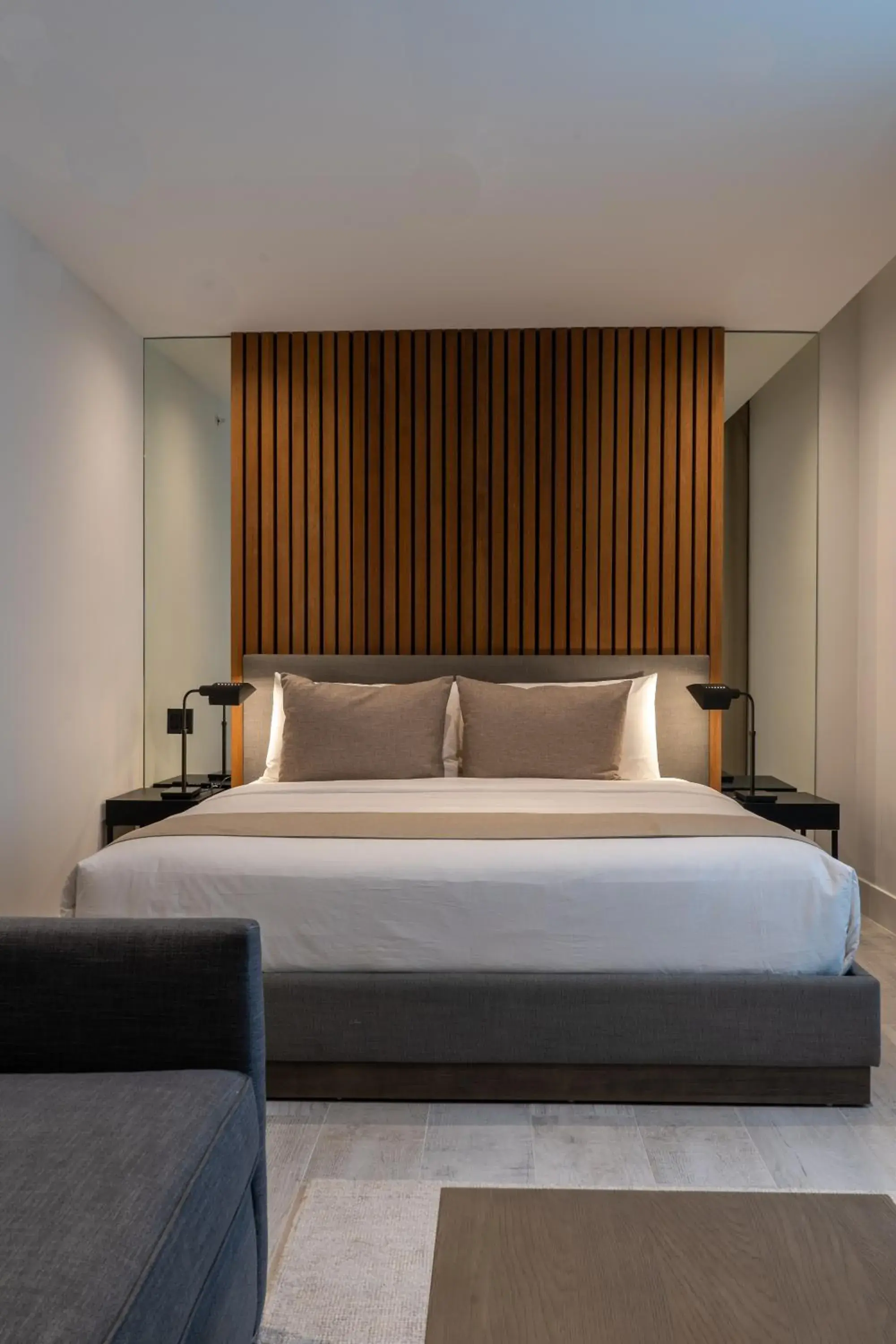 Bed in Nassau Suite South Beach, an All Suite Hotel Bed in Nassau Suite South Beach, an All Suite Hotel