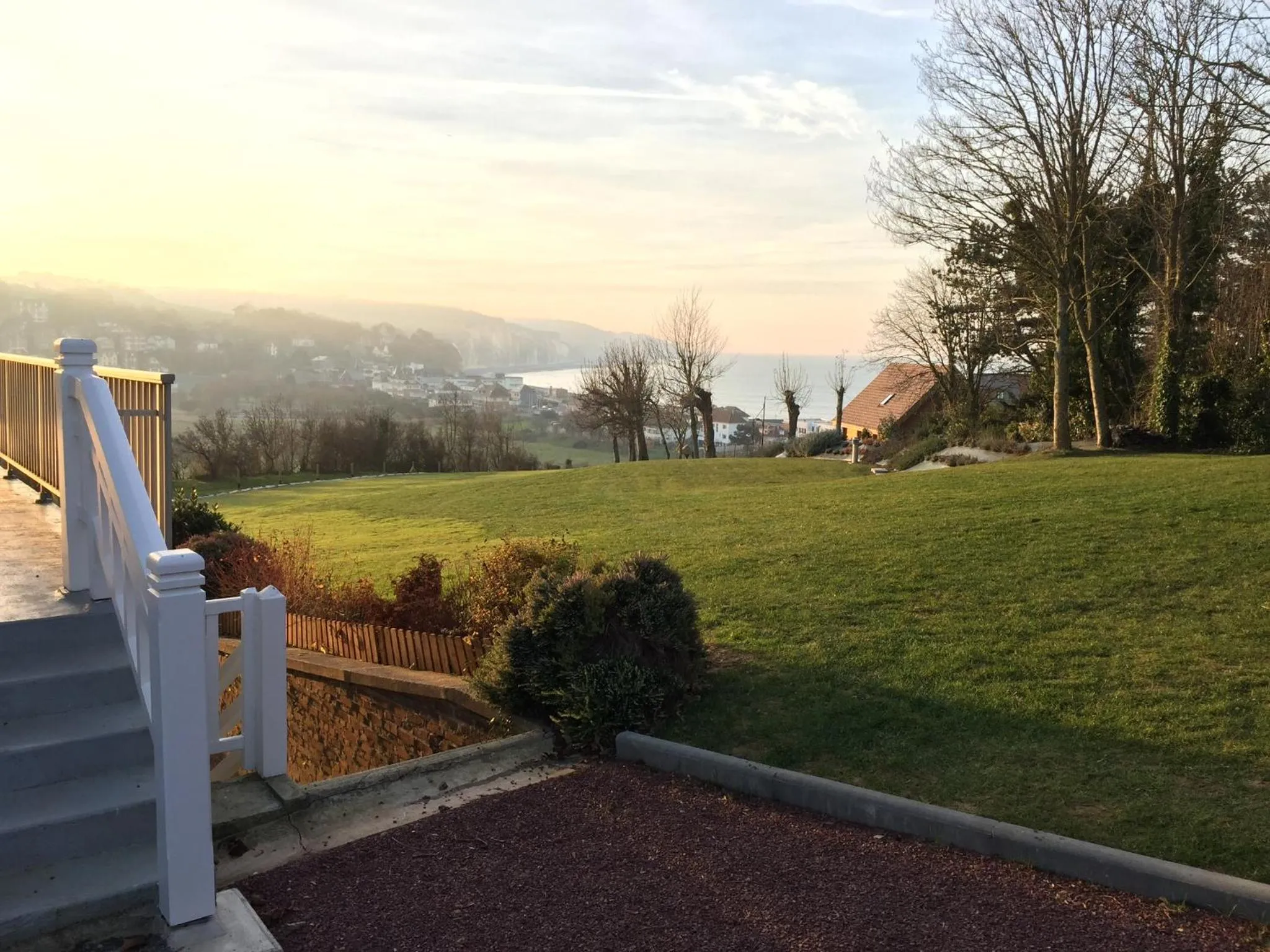 Garden view in The Old Fenwick House