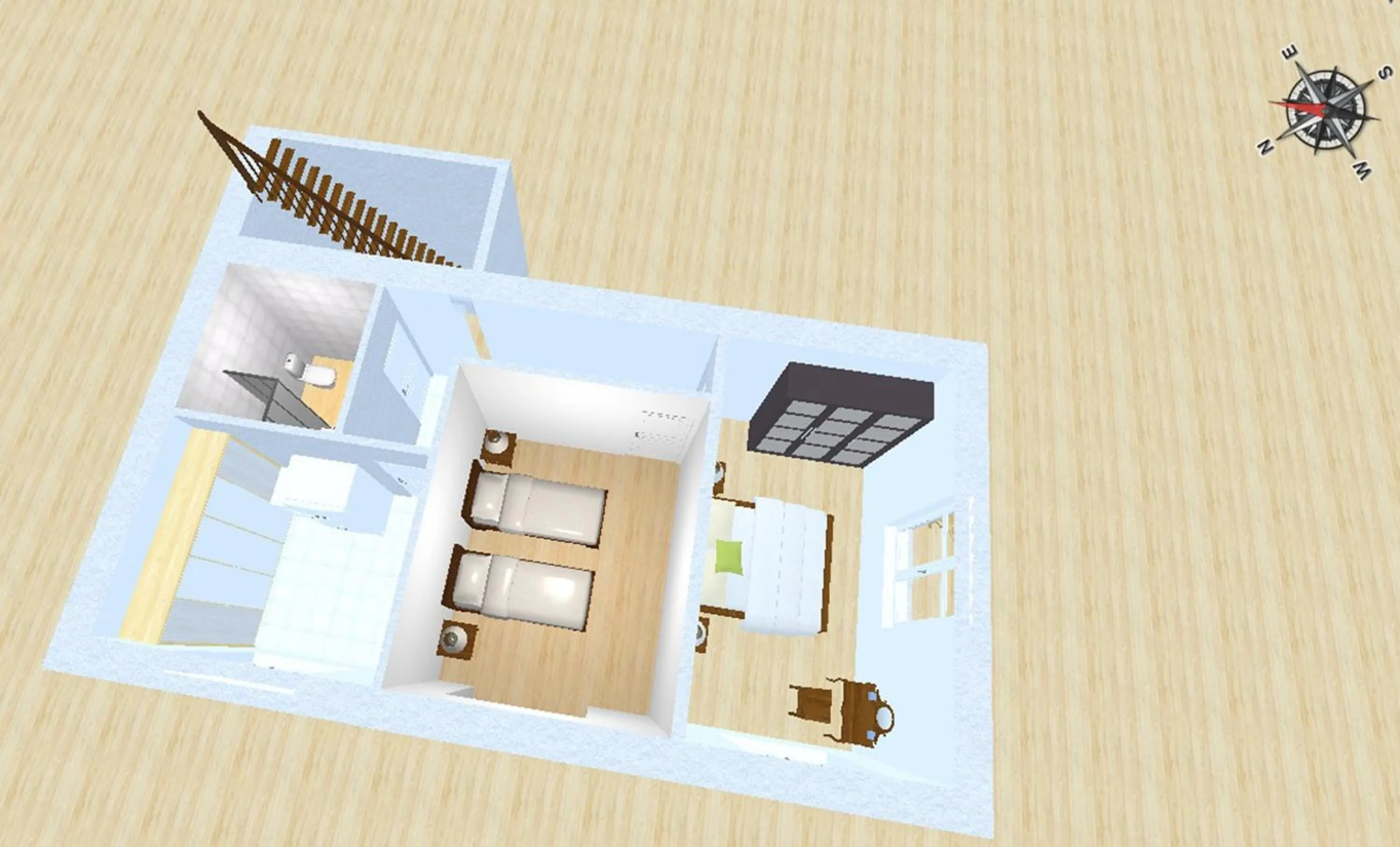 Floor plan in The Old Fenwick House