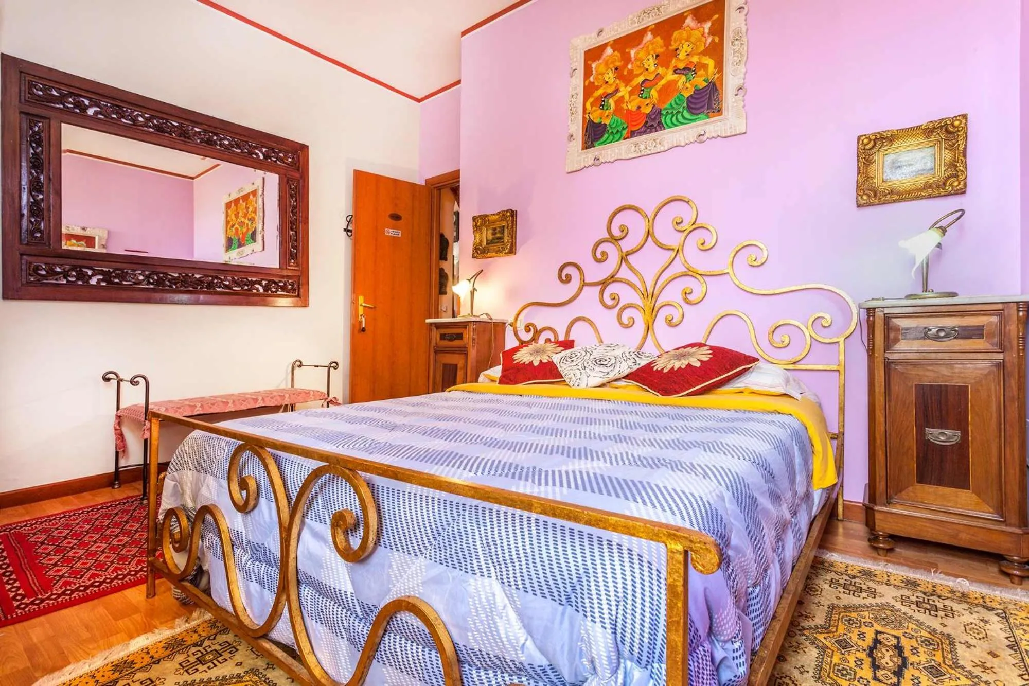 Shower, Bed in Casa Kita