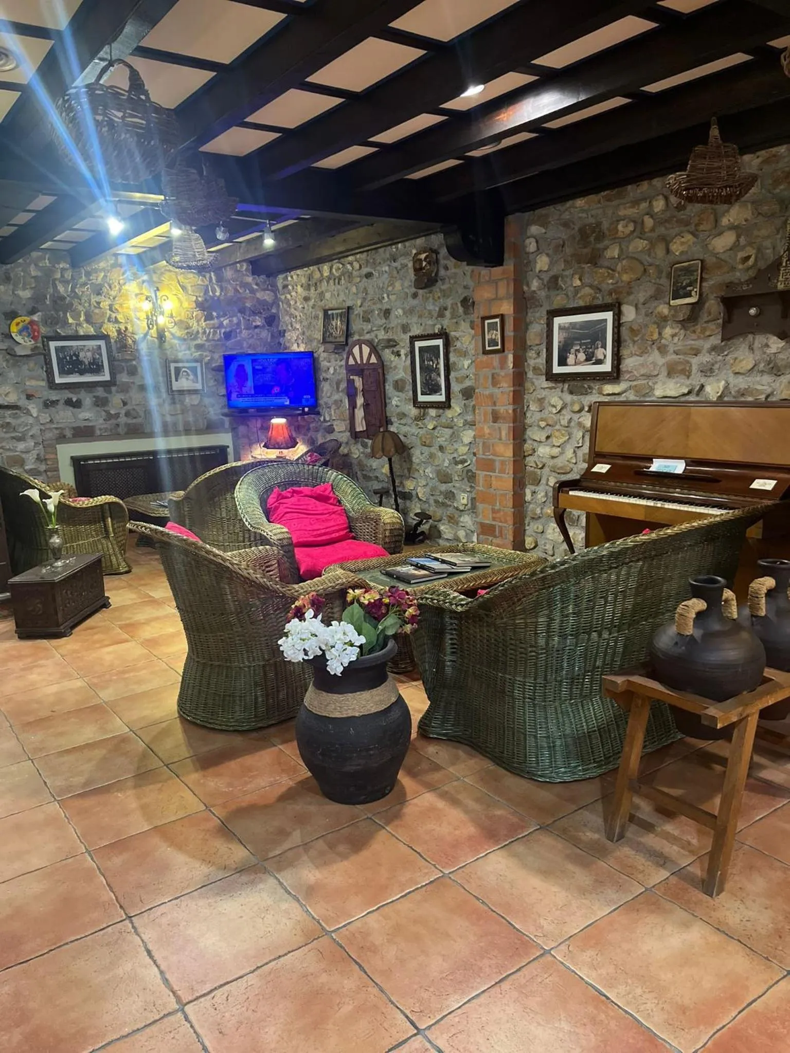 Living room in Hotel El Bricial