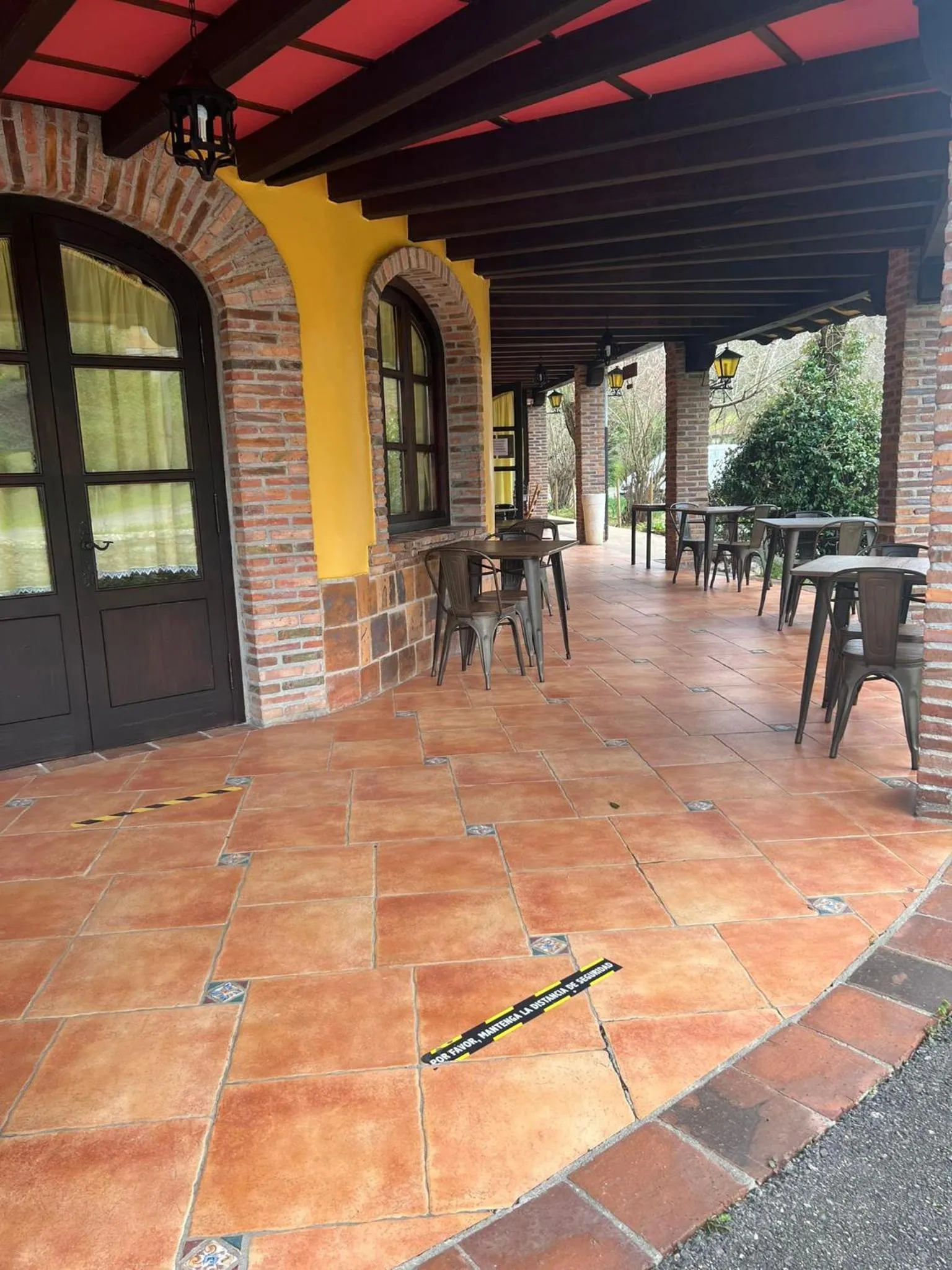 Patio in Hotel El Bricial