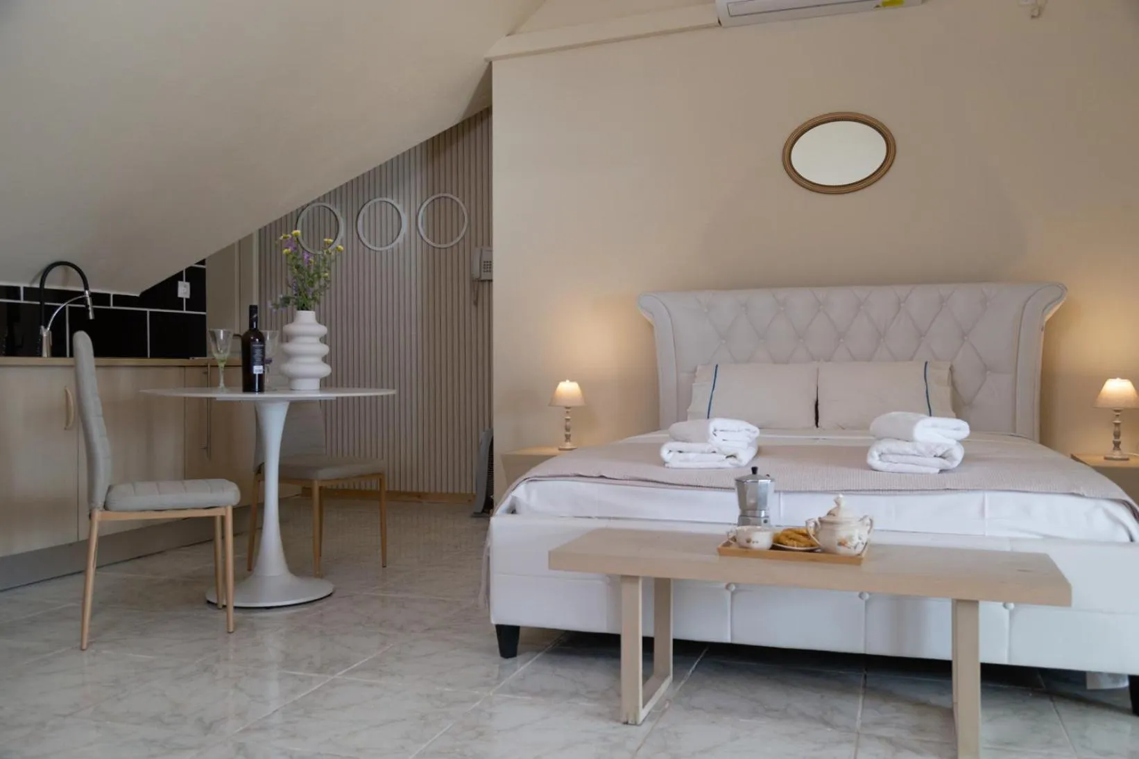 Photo of the whole room, Bed in Poseidon Apartments and Villas by the Sea