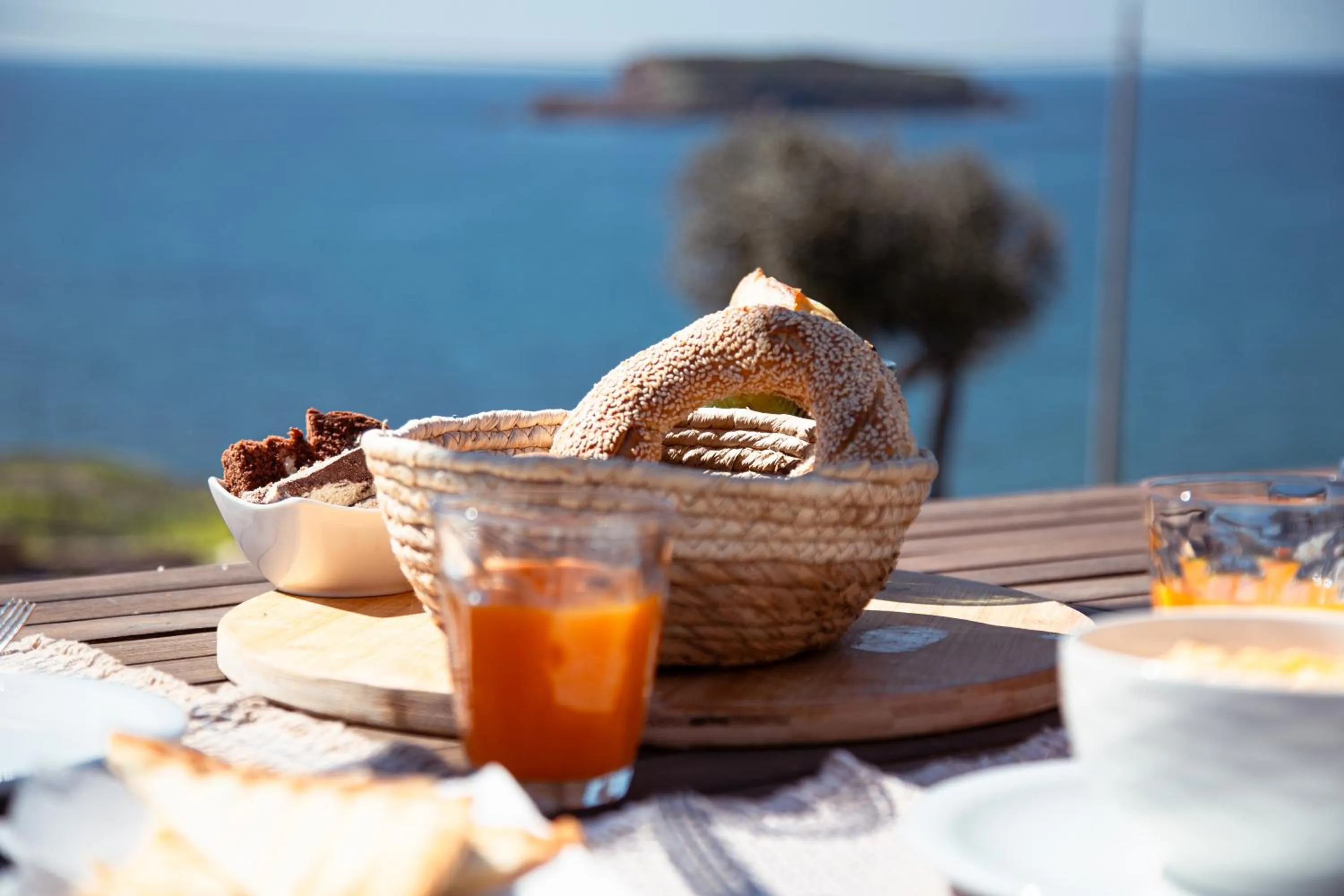 Sea view in Poseidon Apartments and Villas by the Sea