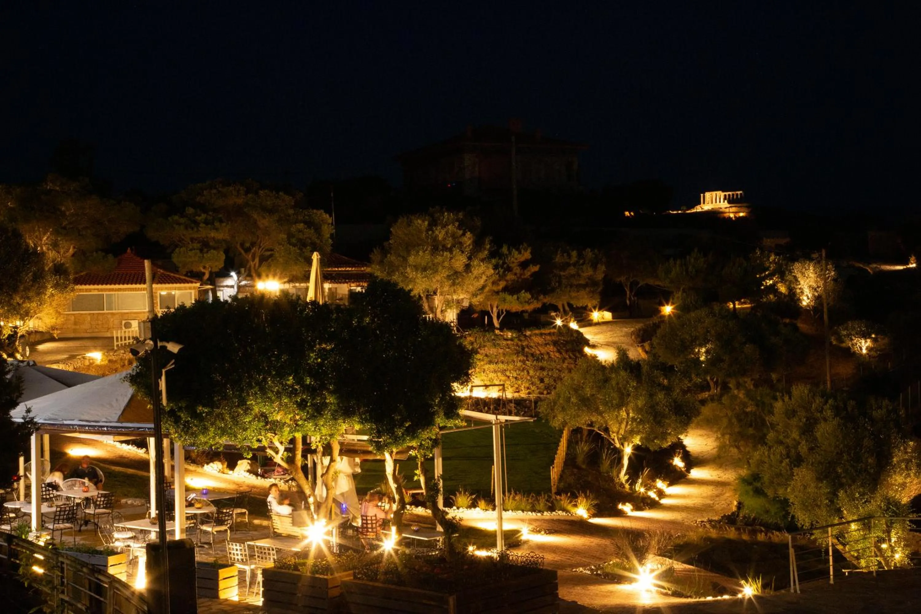 Night in Poseidon Apartments and Villas by the Sea