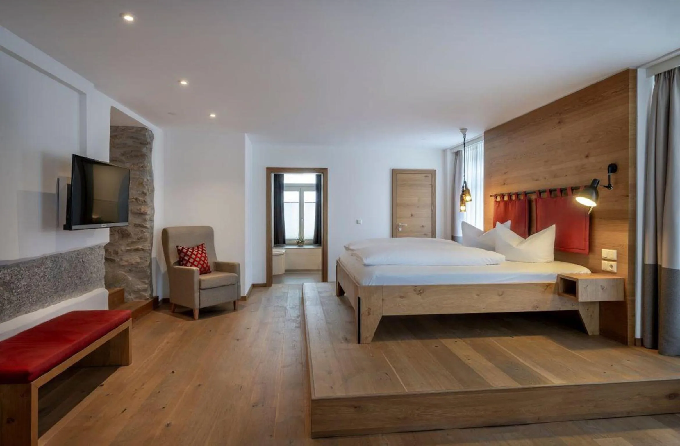 Bed in Landgasthof Kammbräu