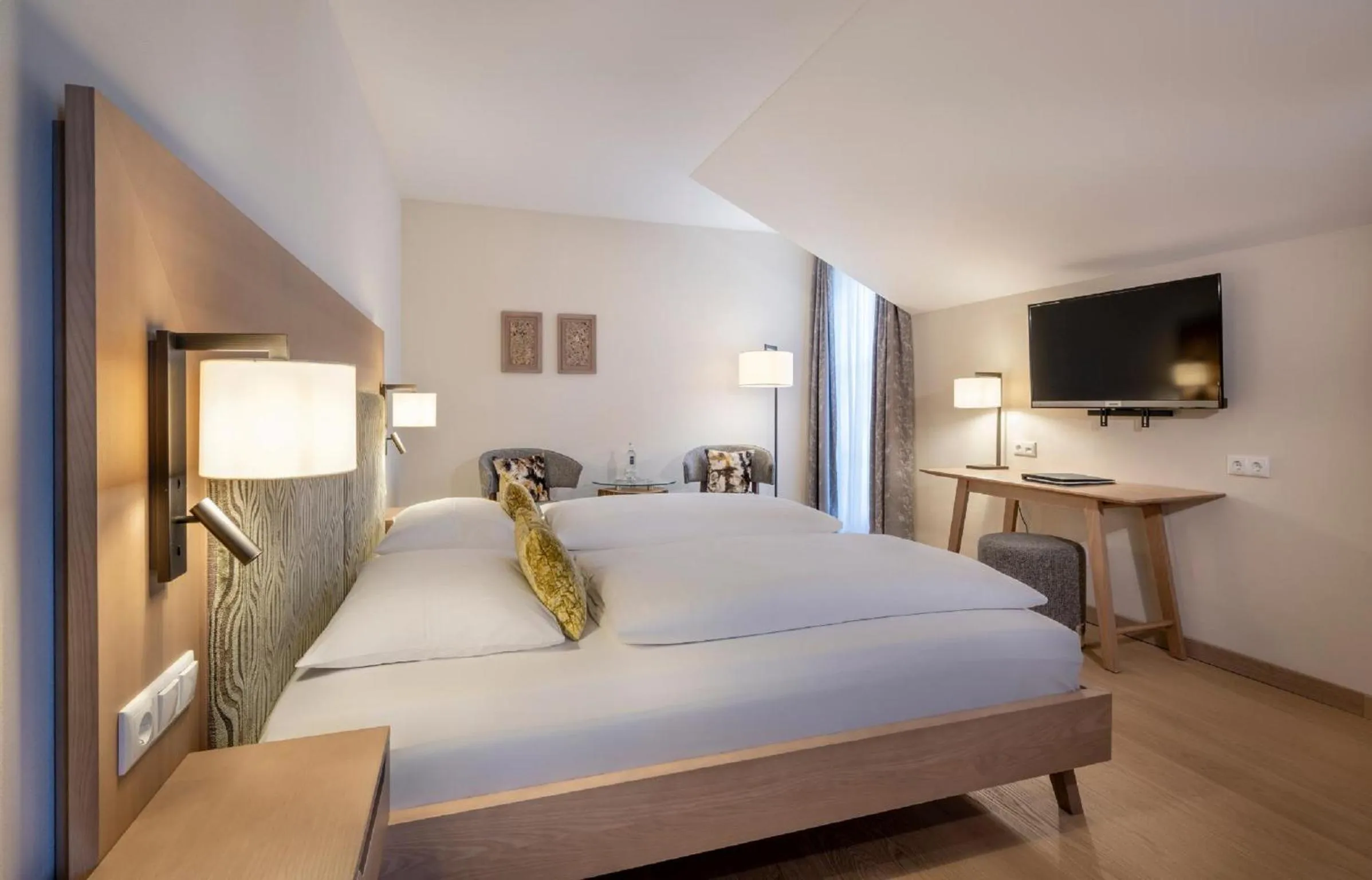 Bed in Landgasthof Kammbräu