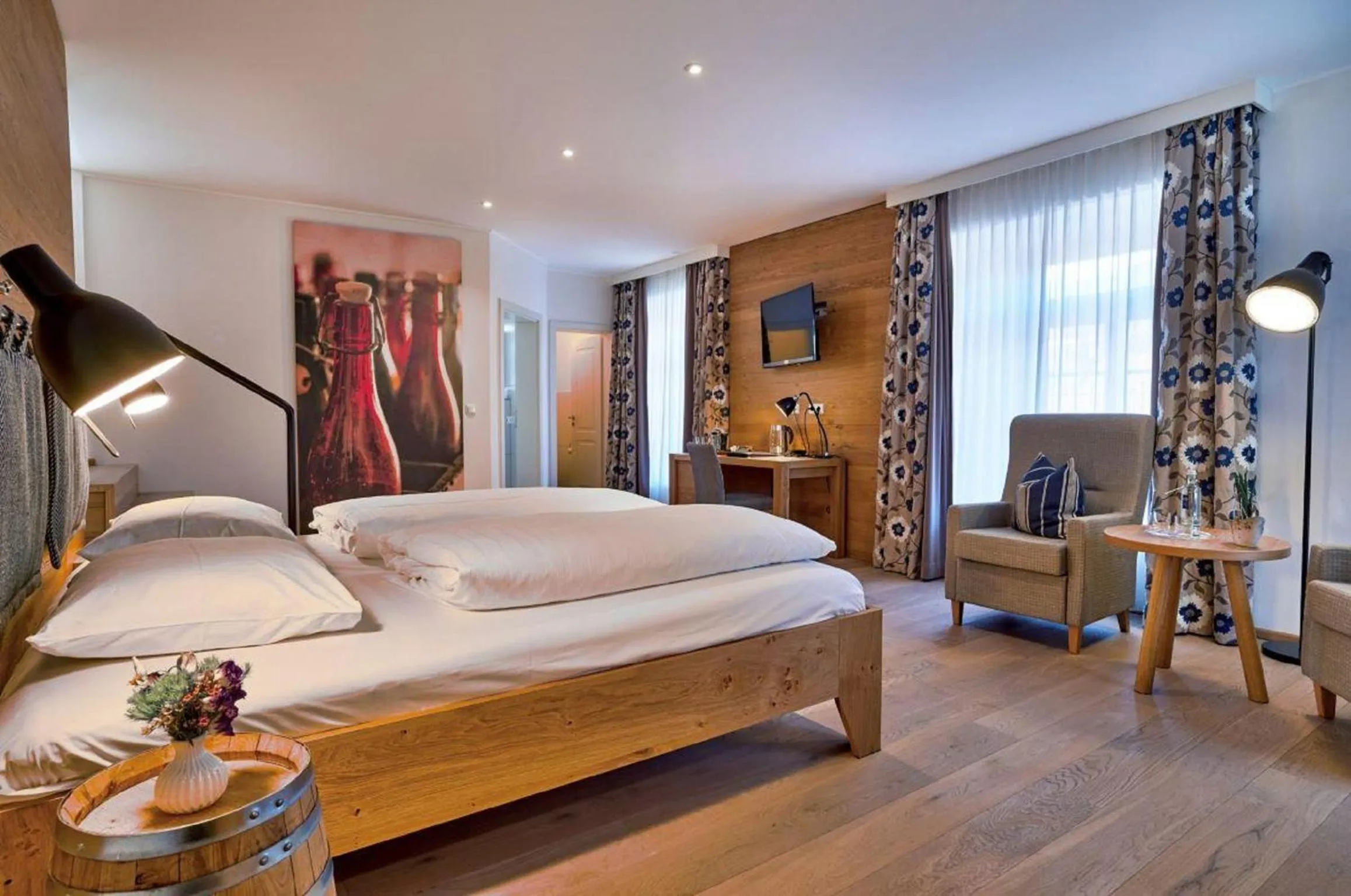 Bed in Landgasthof Kammbräu