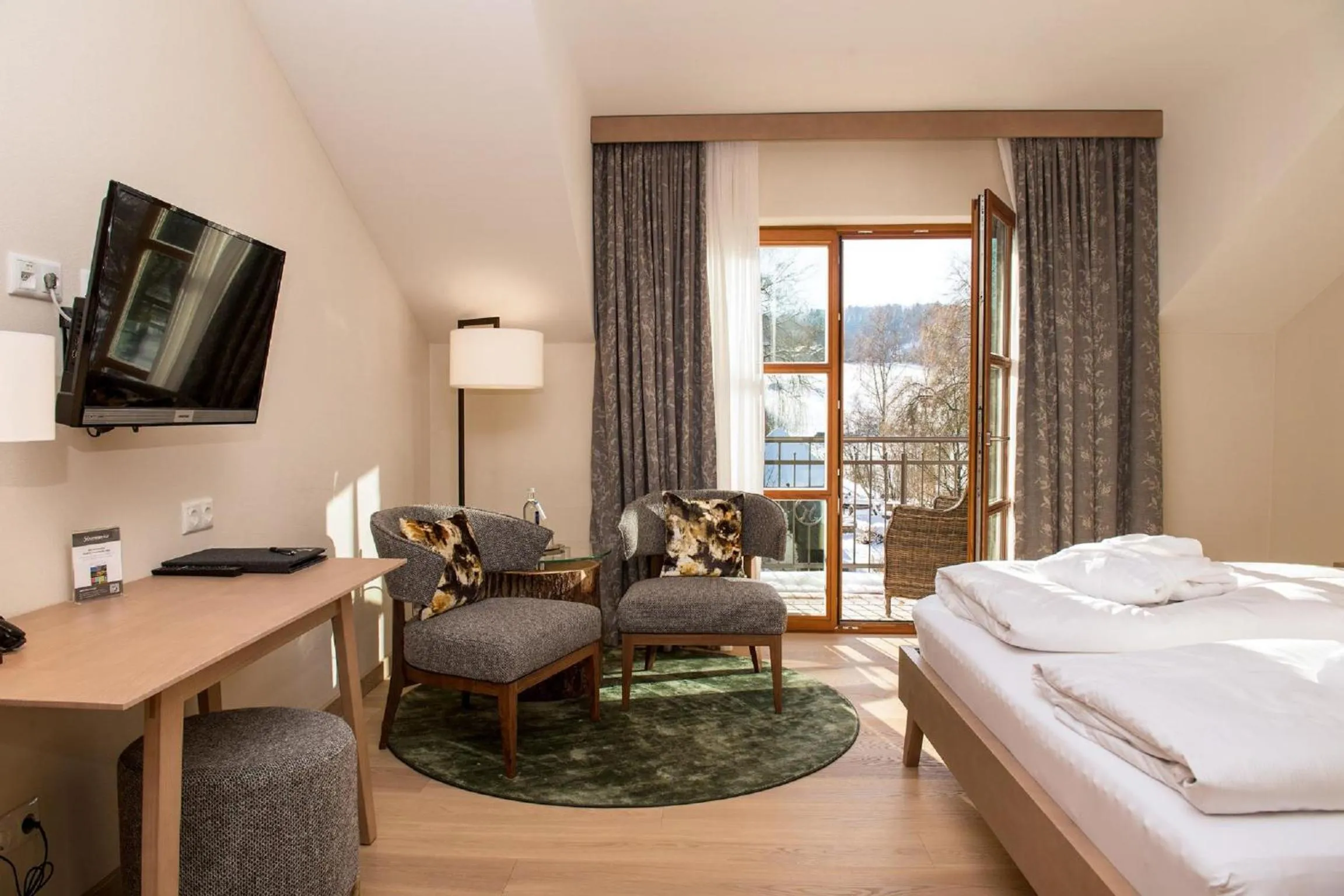 Bed in Landgasthof Kammbräu