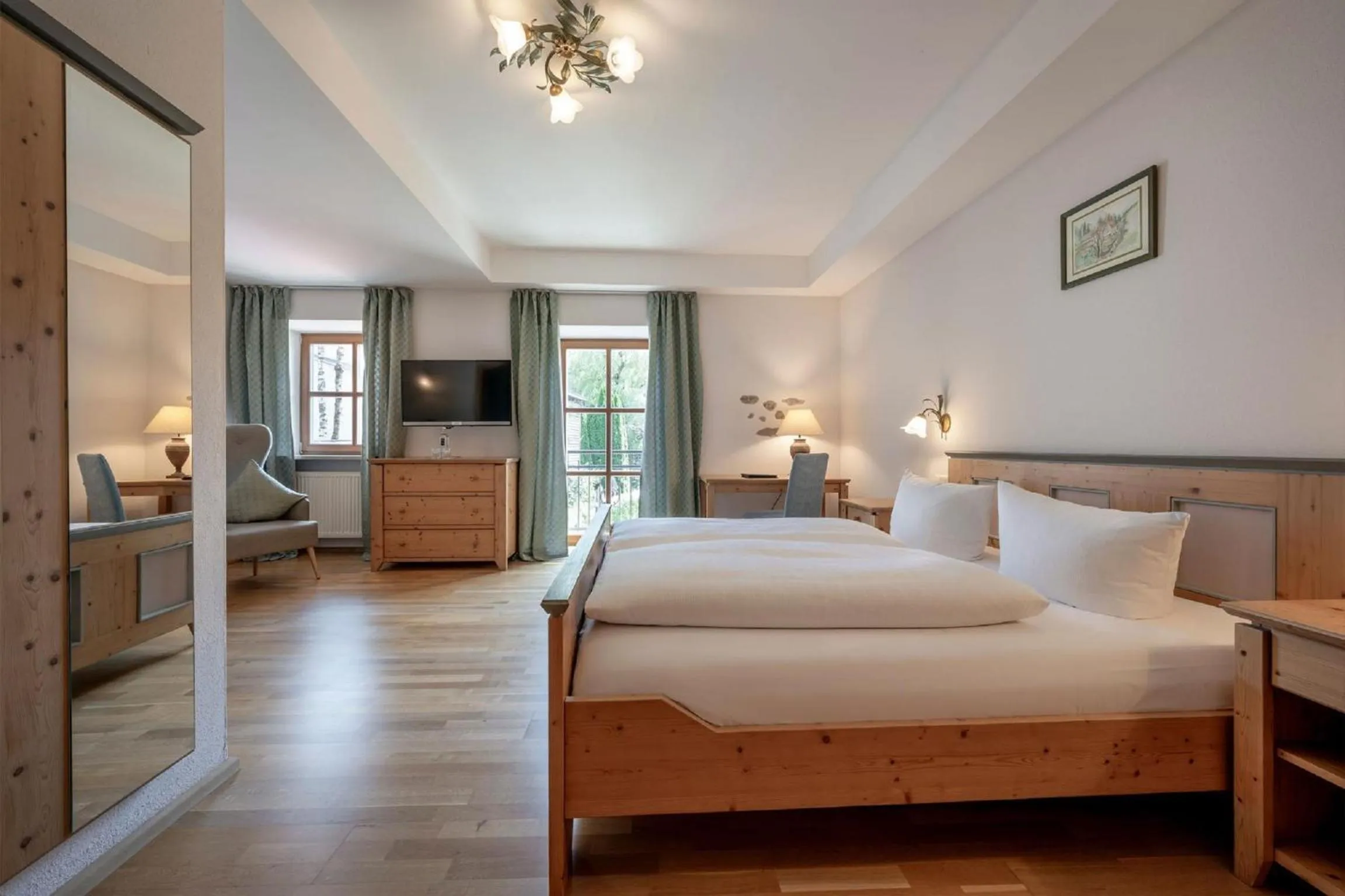 Bed in Landgasthof Kammbräu