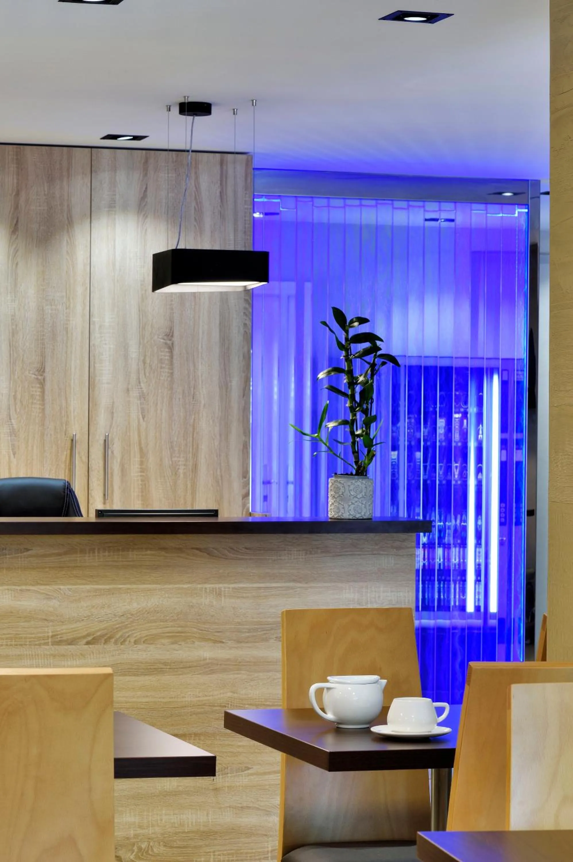 Lobby or reception in Hôtel & Restaurant Le Belvédère