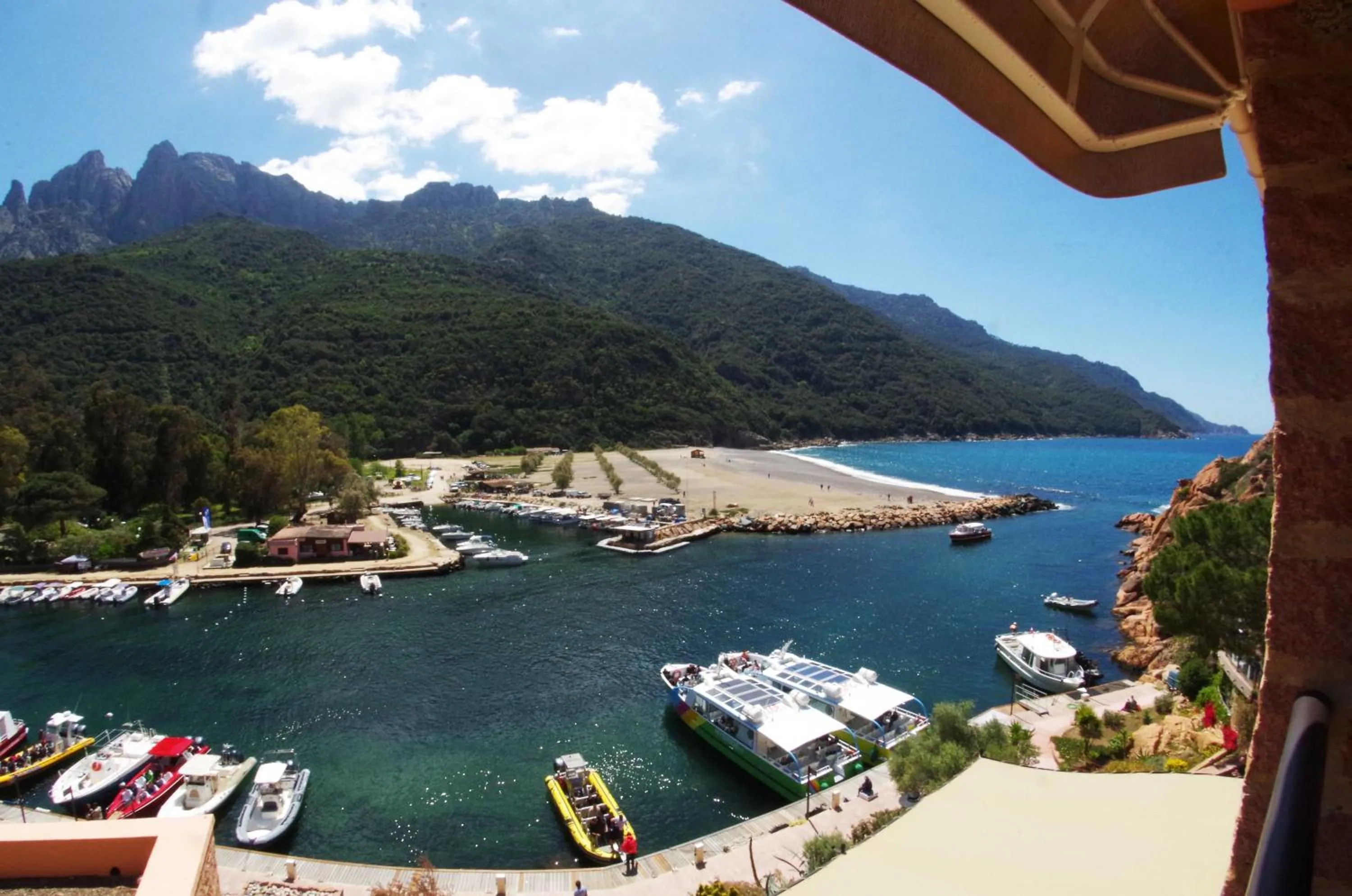 Sea view in Hôtel & Restaurant Le Belvédère