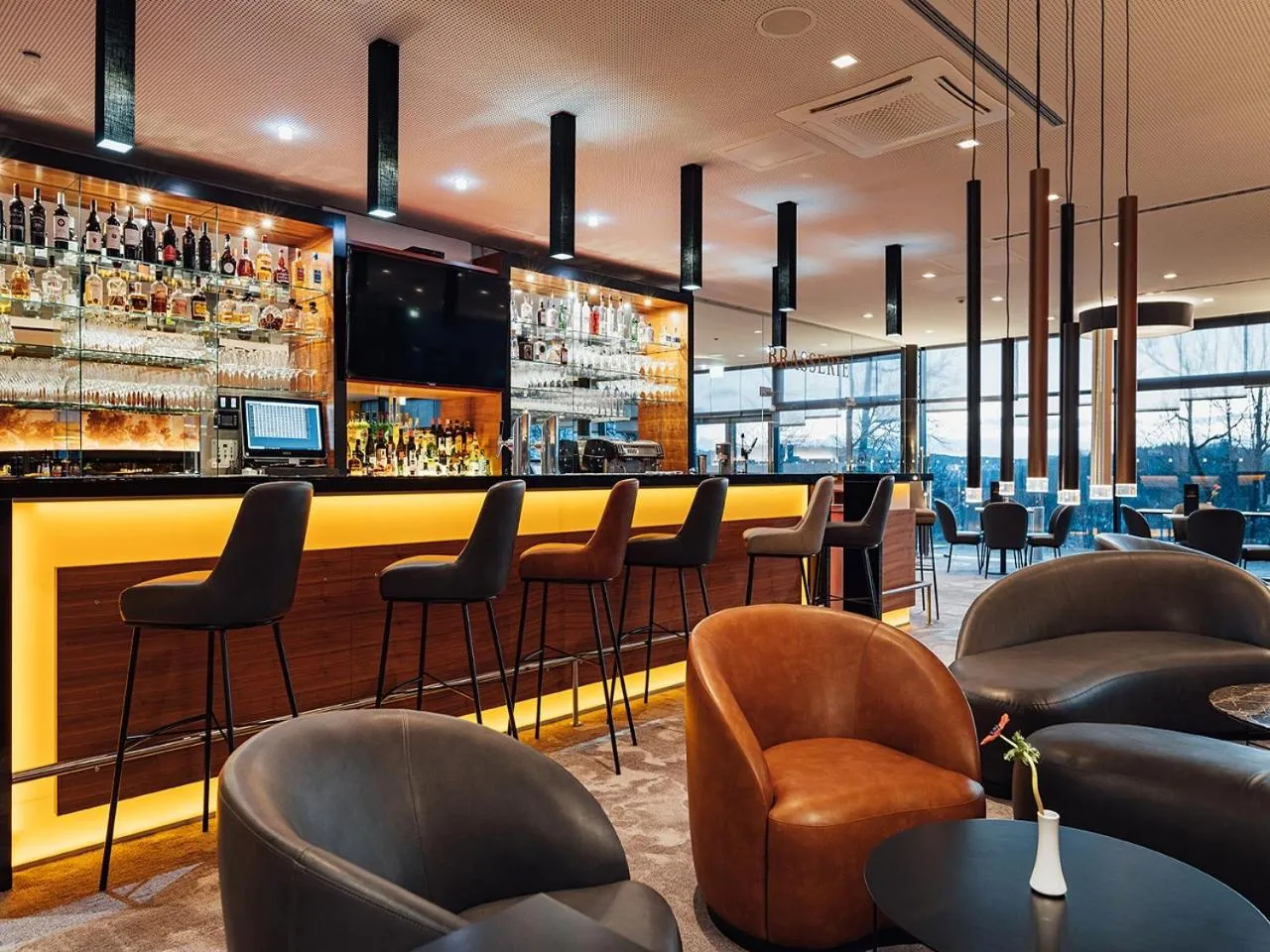 Lounge or bar in Schlosshotel Hellenstein