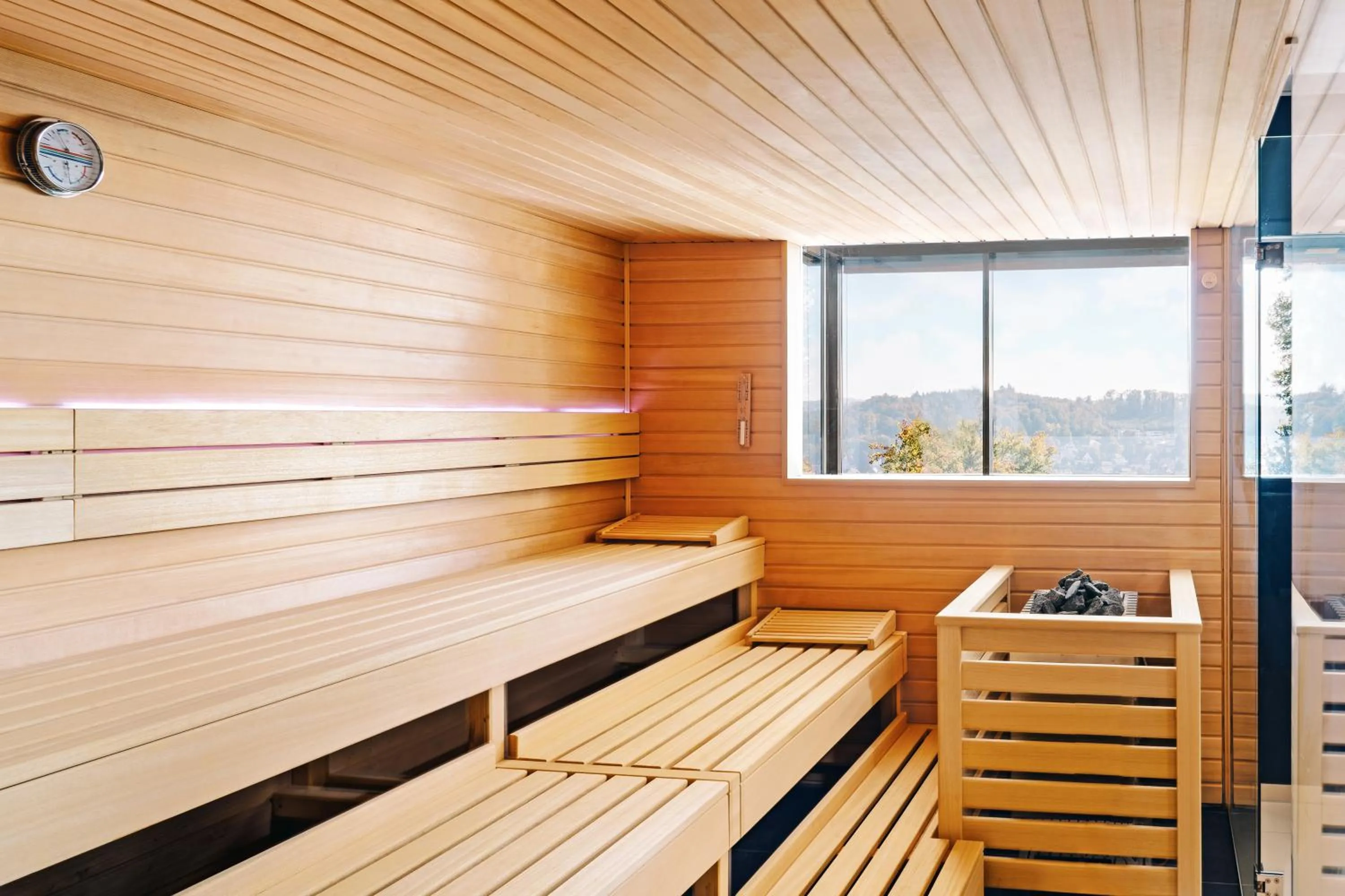 Sauna in Schlosshotel Hellenstein