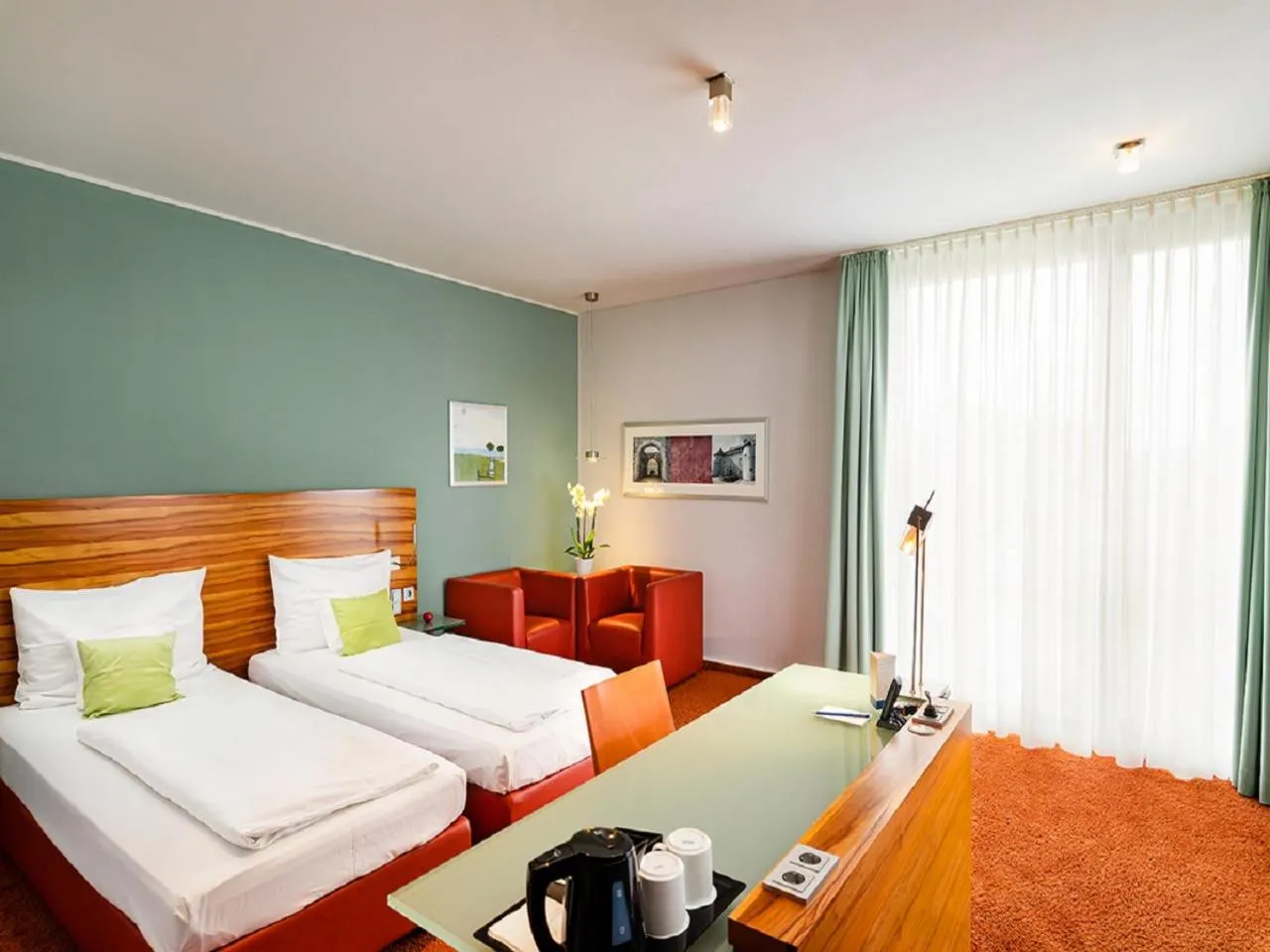 Double Room with Balcony - single occupancy in Schlosshotel Hellenstein