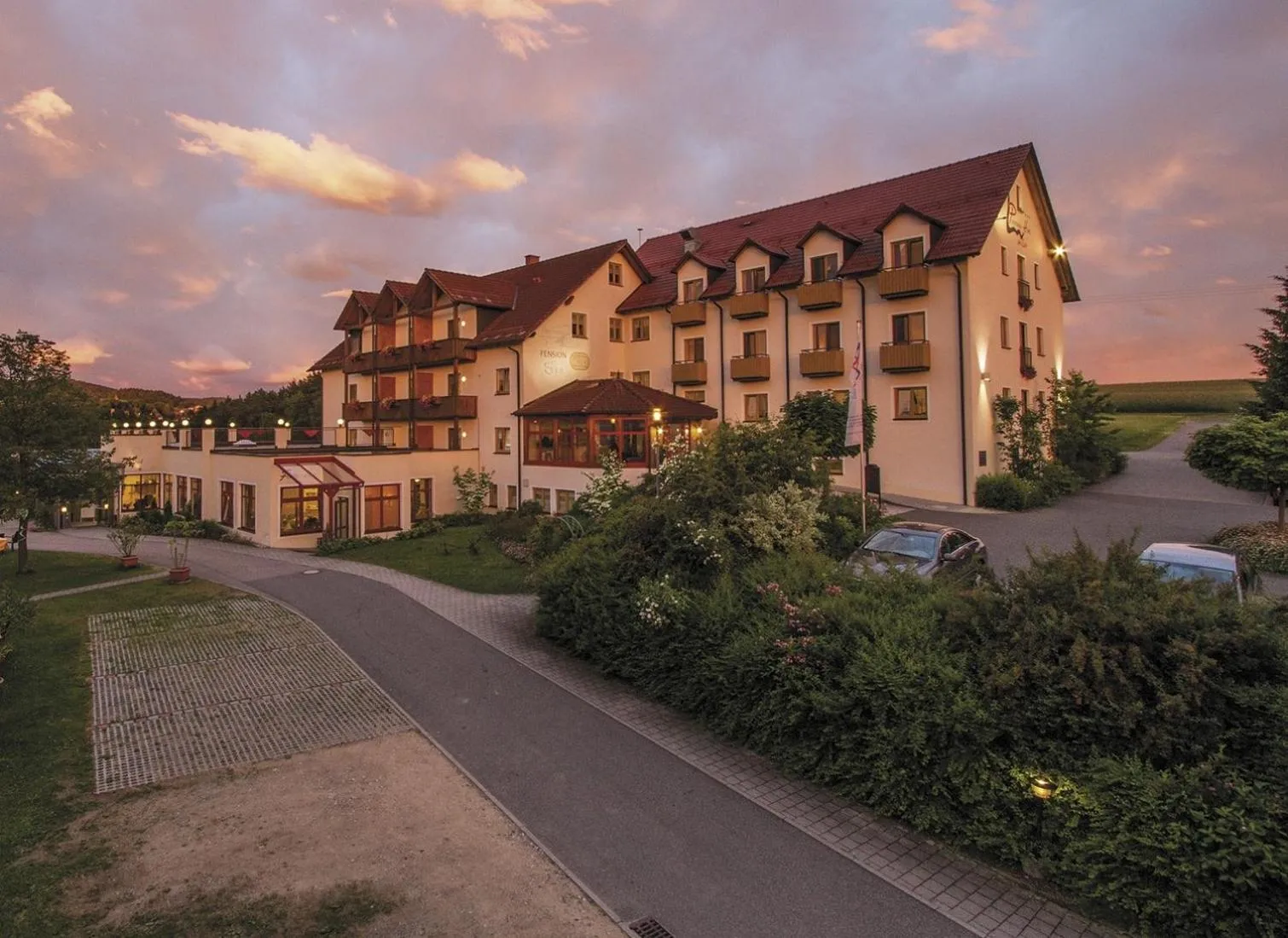 Property building in Panorama-Hotel am See