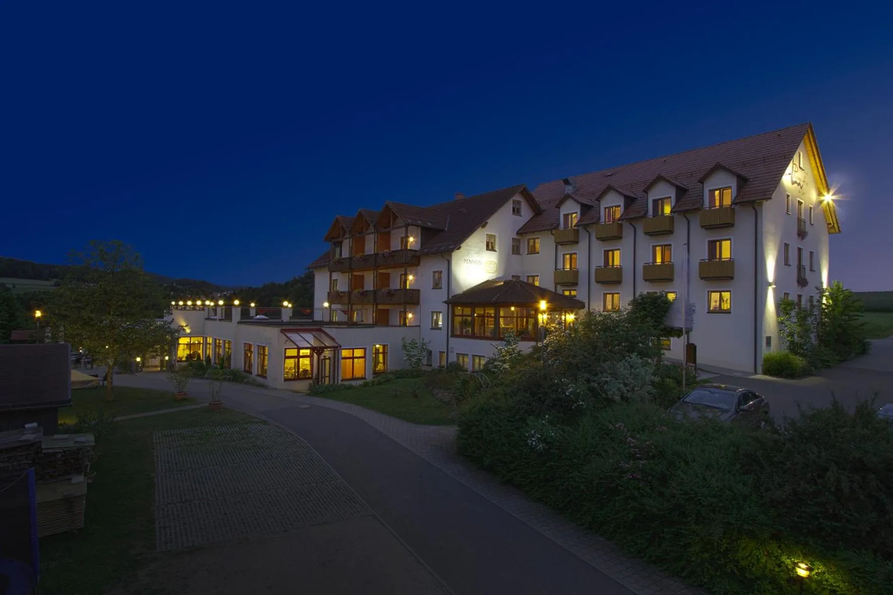 Property building in Panorama-Hotel am See