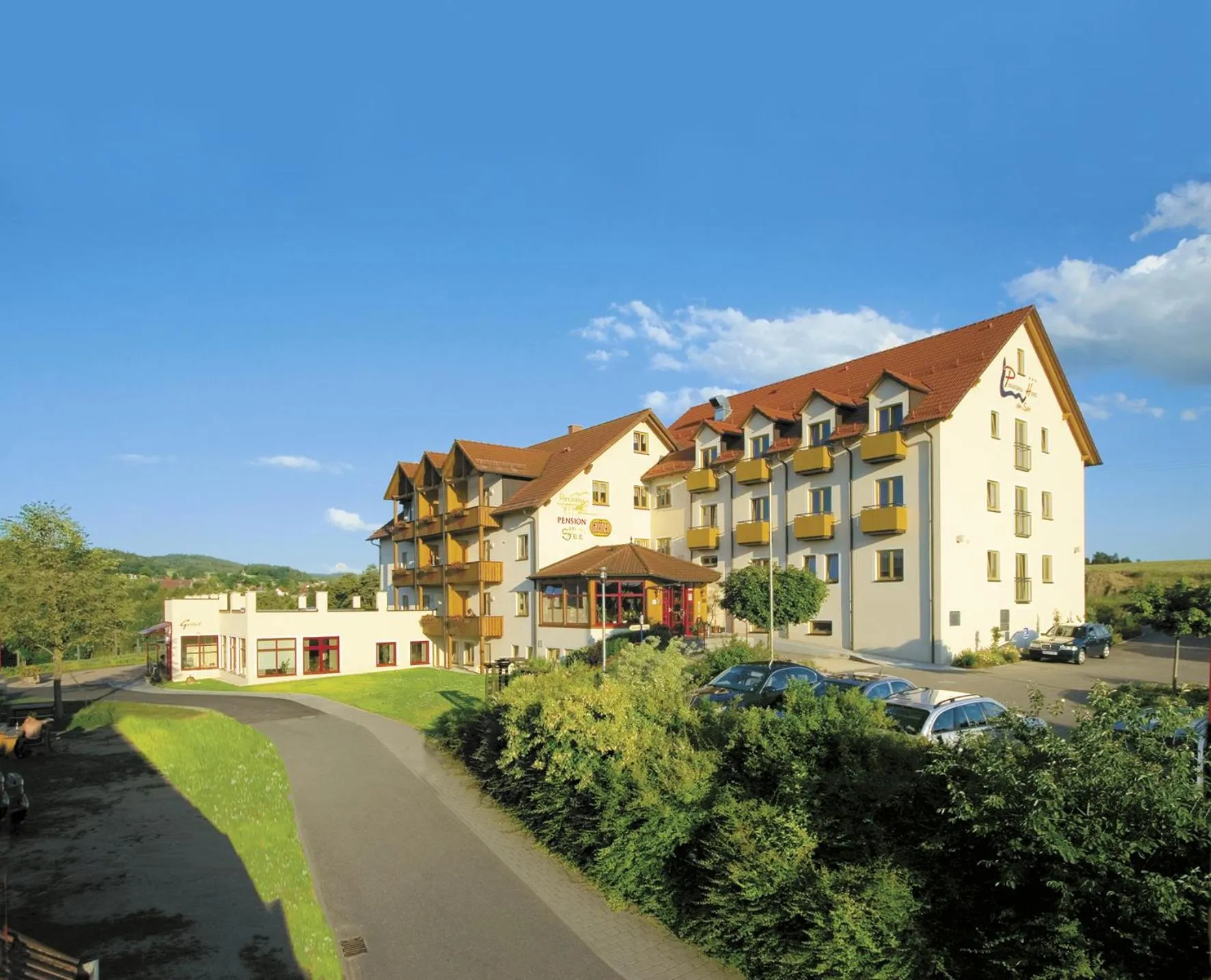Property building in Panorama-Hotel am See