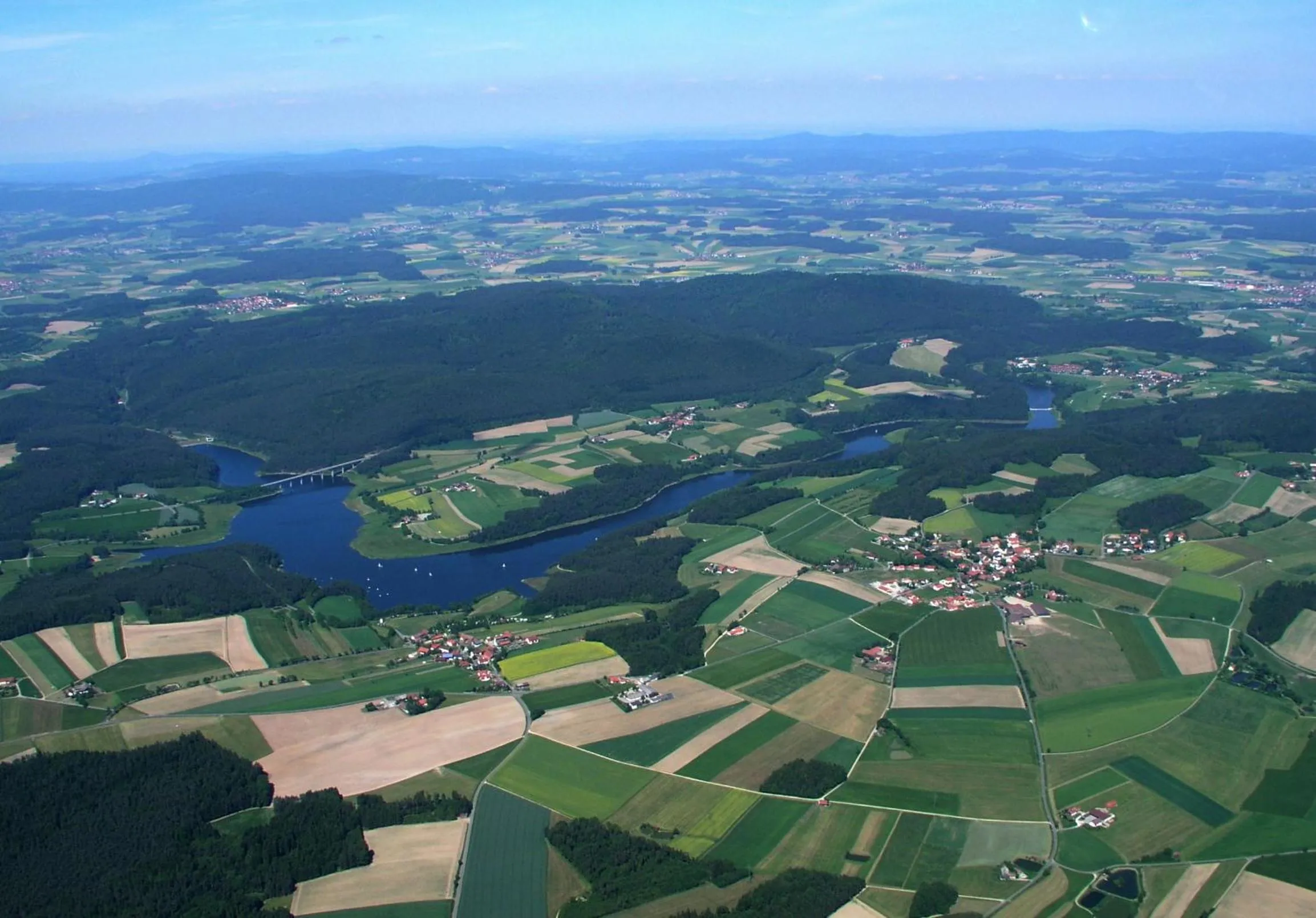Bird's eye view in Panorama-Hotel am See