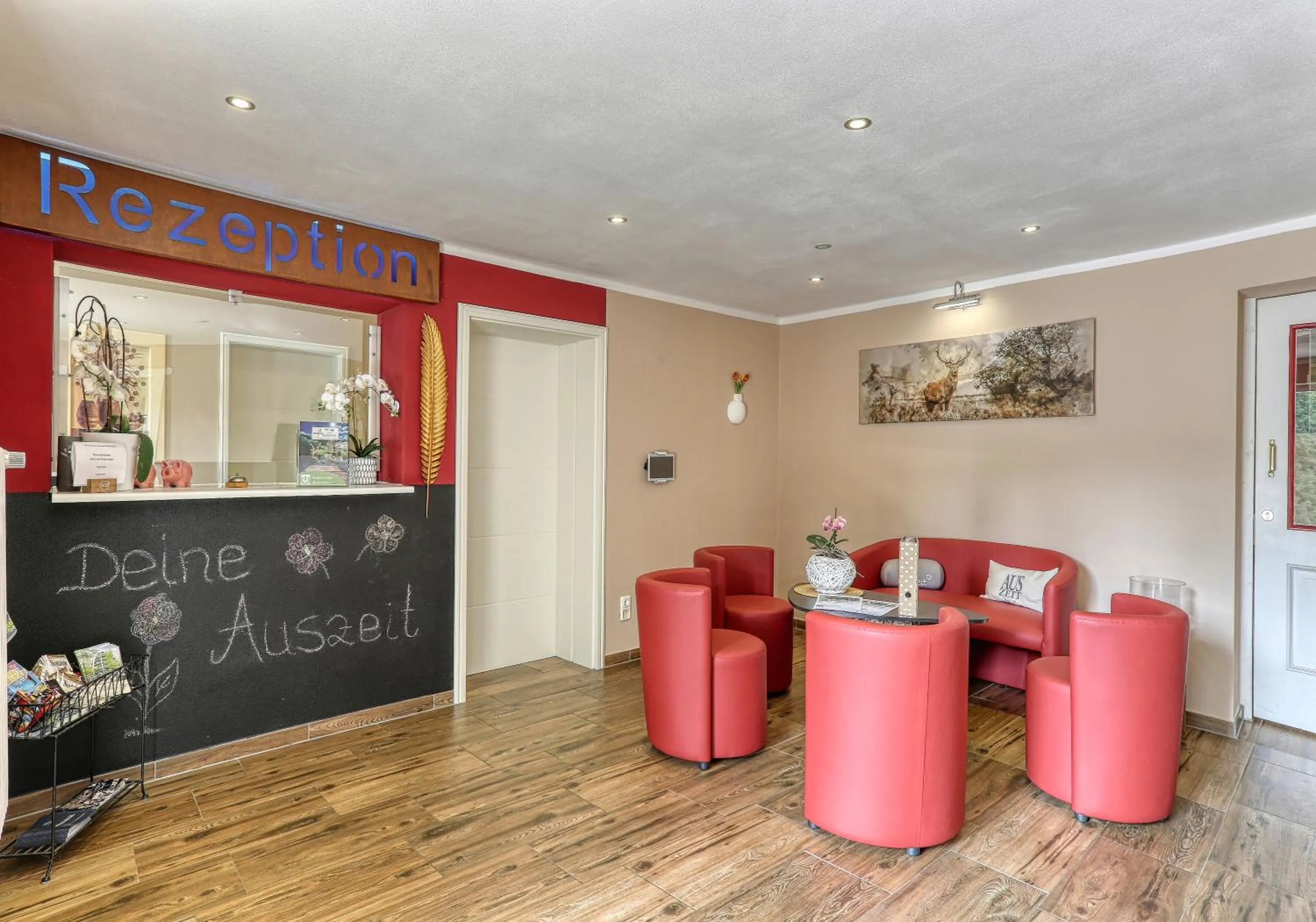 Lobby or reception in Wellnesshotel deine Auszeit, Adults only