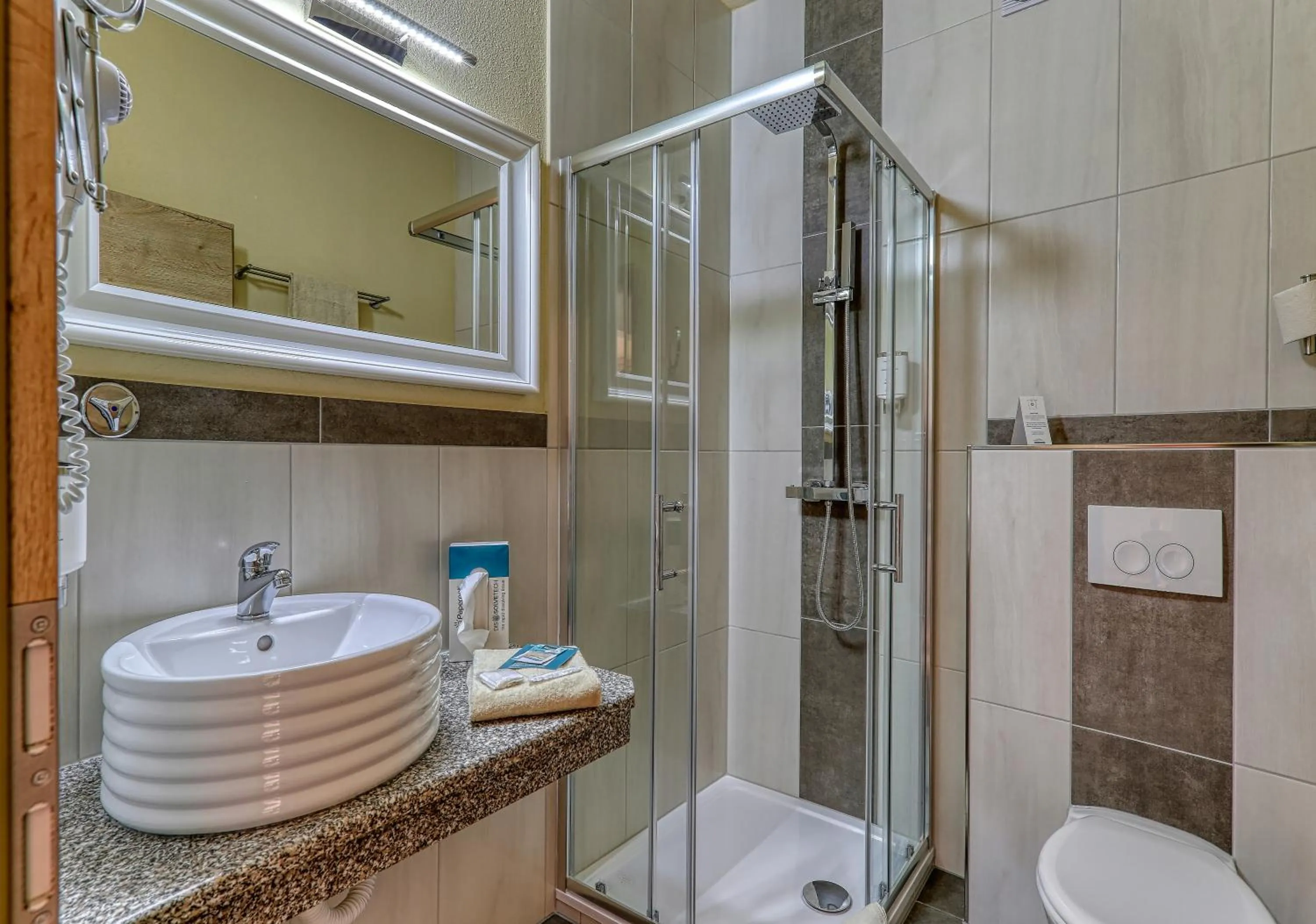 Bathroom in Wellnesshotel deine Auszeit, Adults only