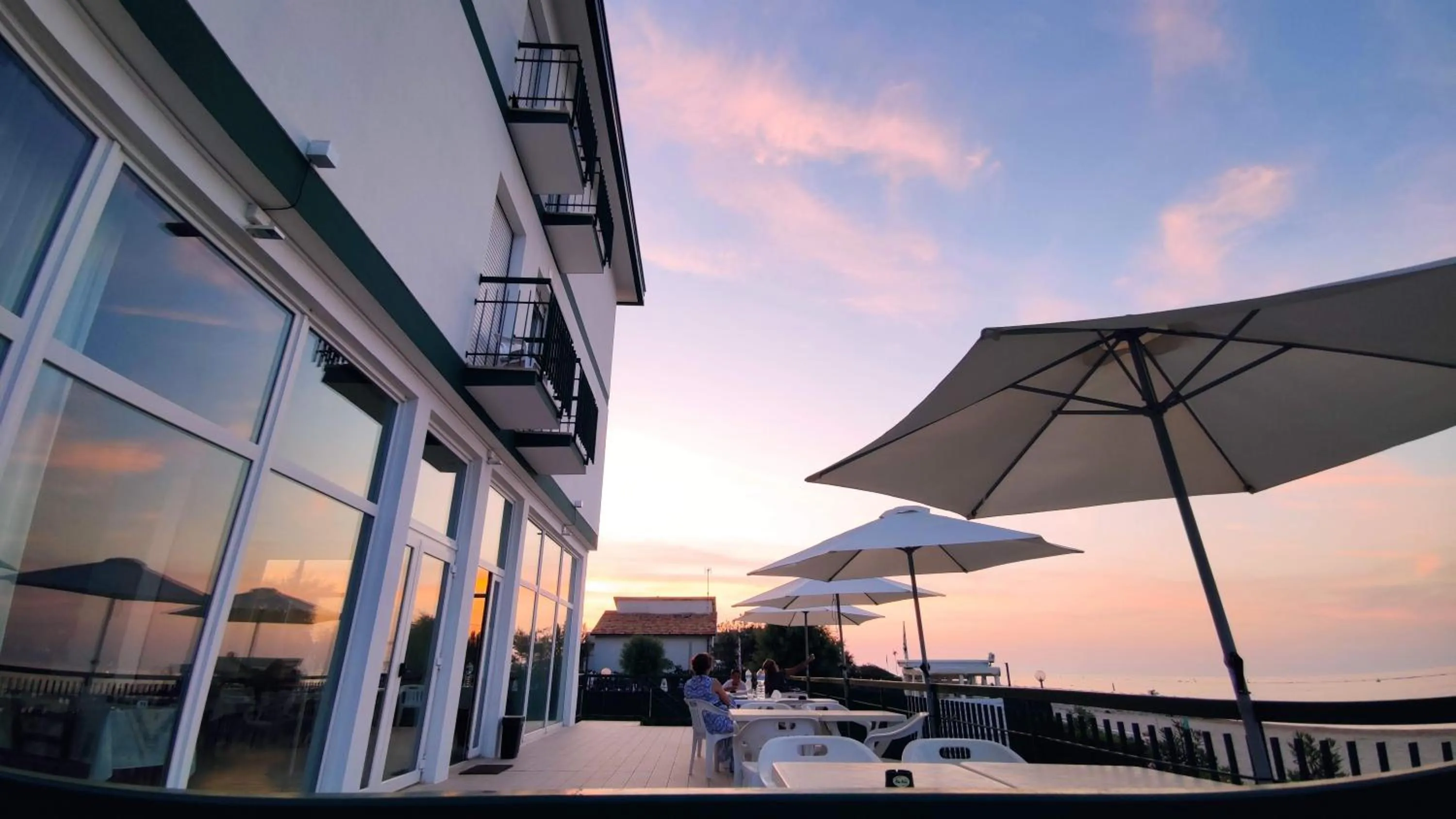 Sunset in Hotel Internazionale