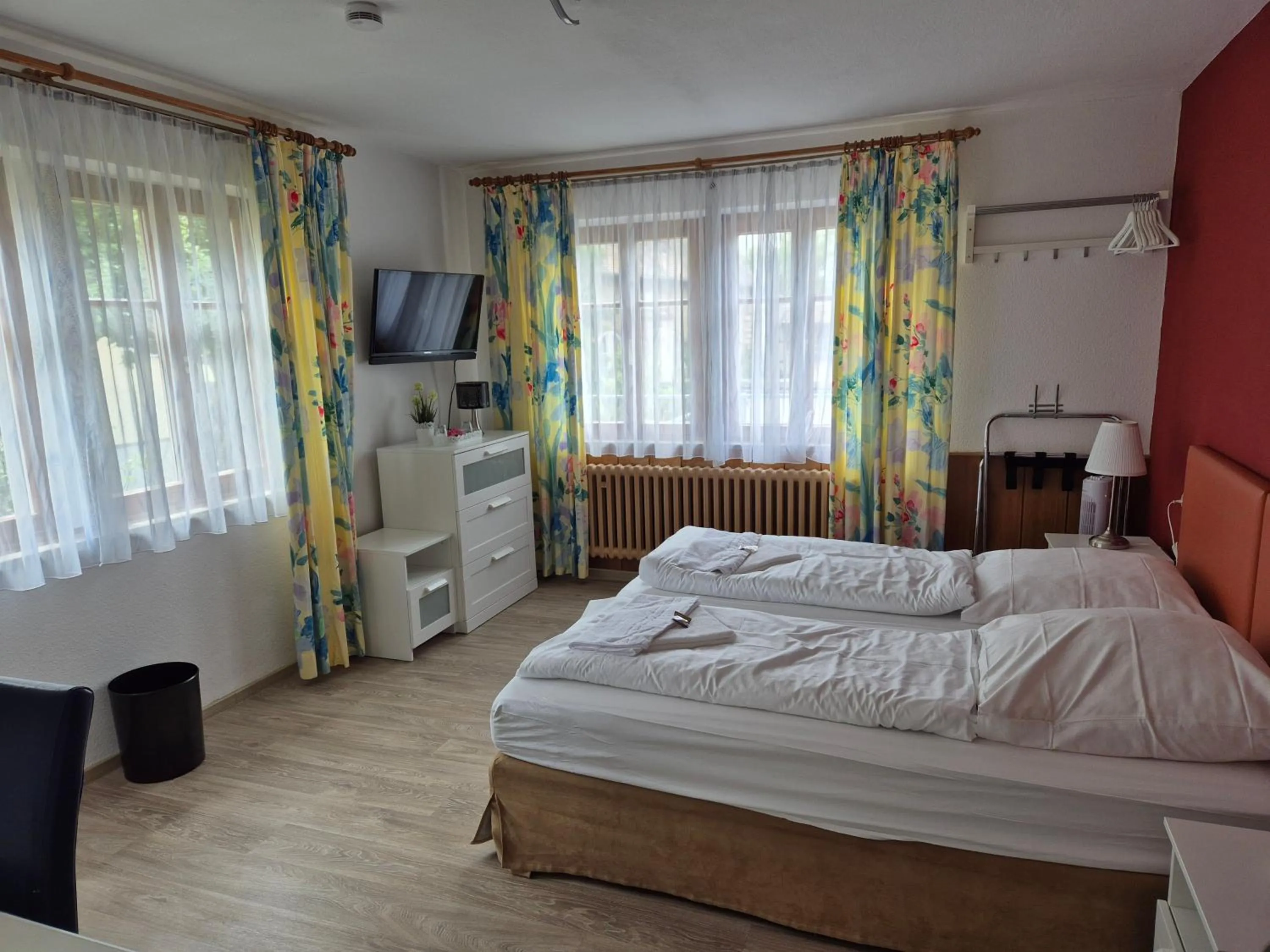 Bedroom, Bed in Boutiquehotel Goldene Rose - self-check-in