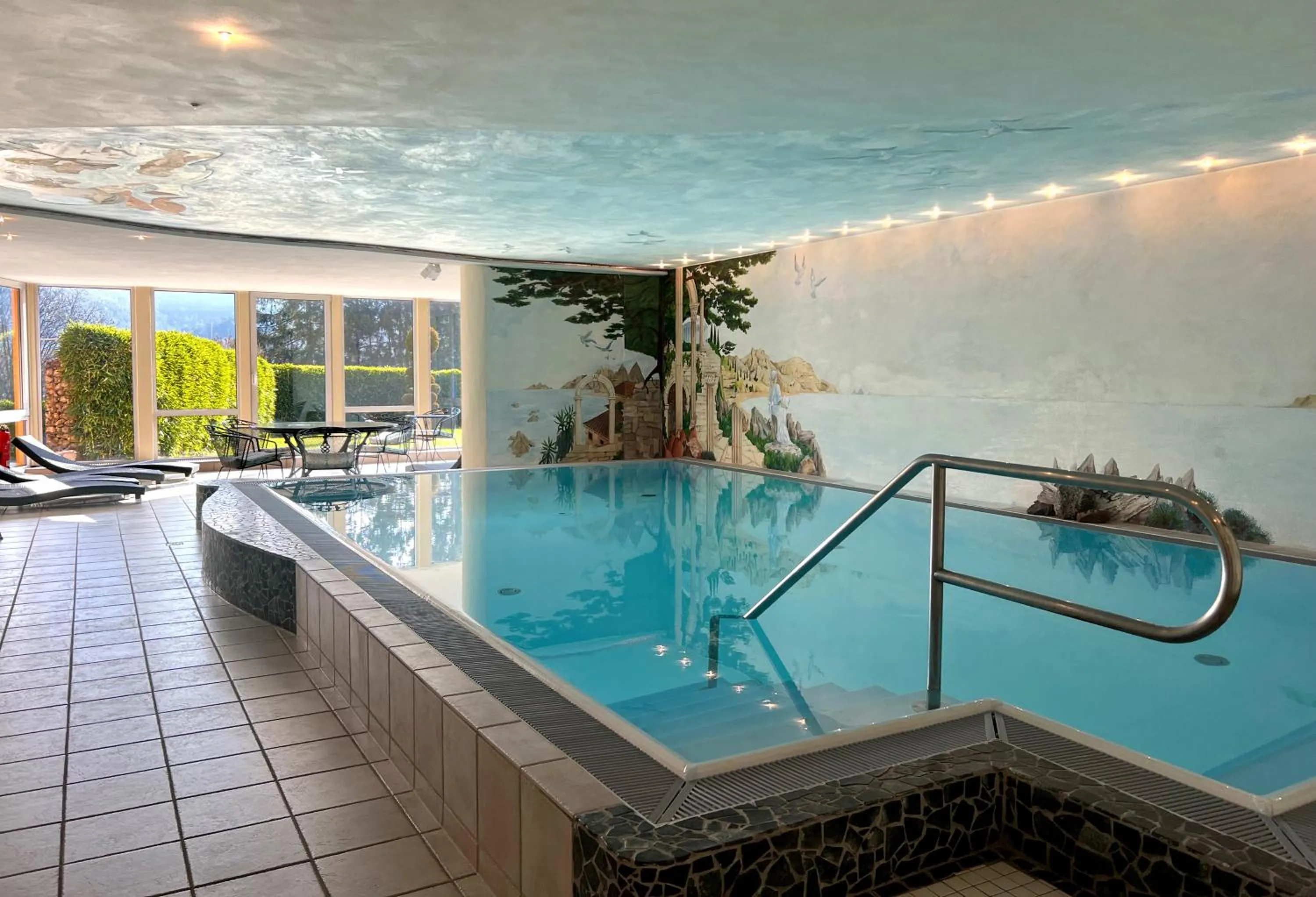 Swimming pool in Hotel Am Hirschhorn - Wellness - Spa - and more