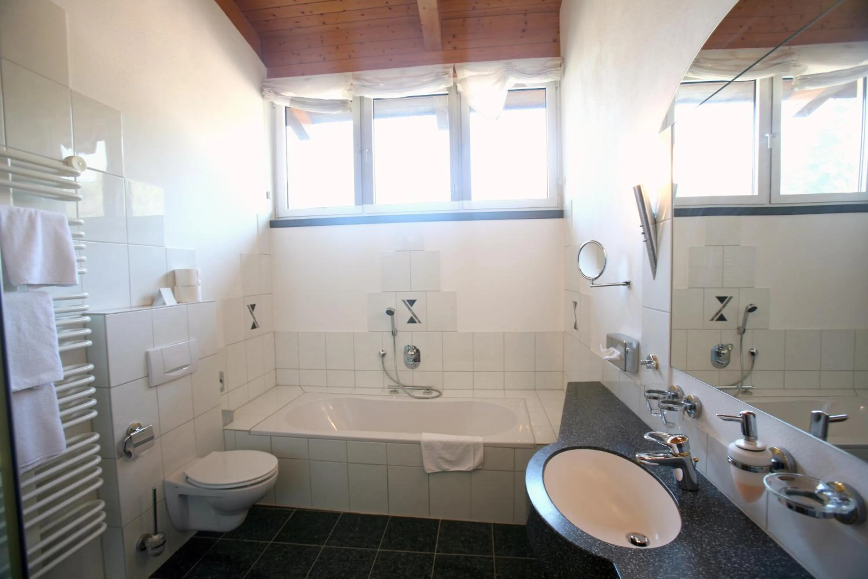 Toilet in Hotel Am Hirschhorn - Wellness - Spa - and more