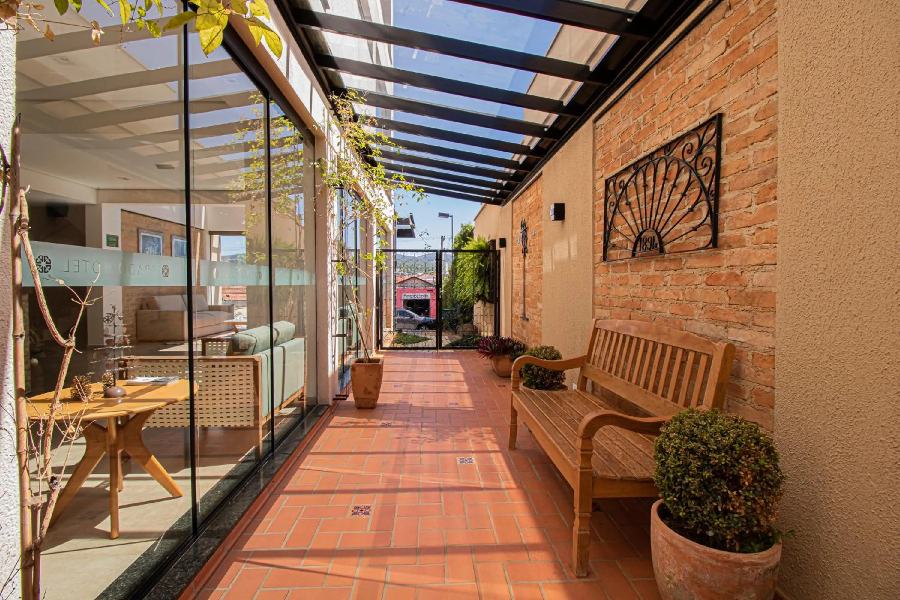 Patio in Prado Hotel