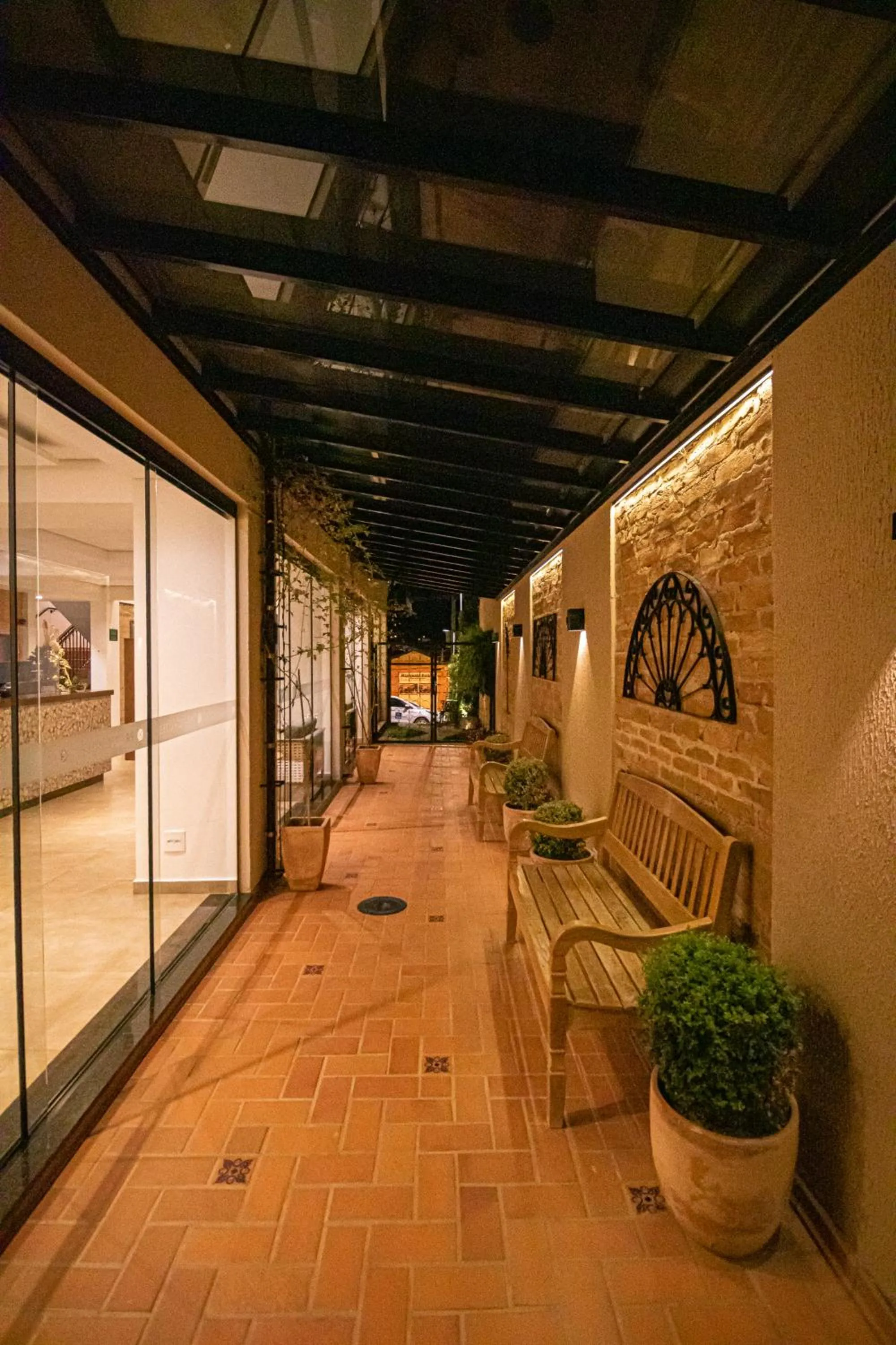 Patio in Prado Hotel