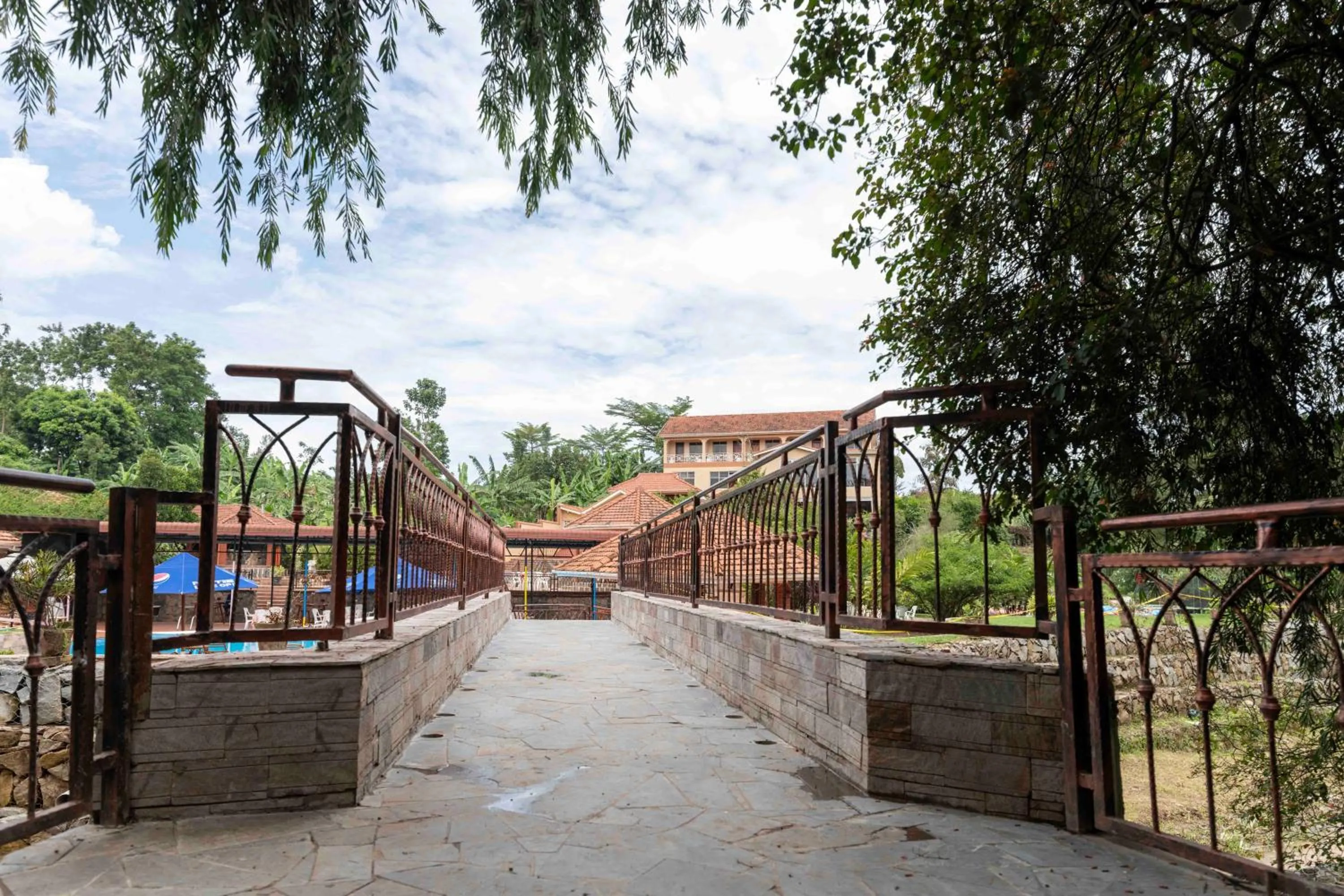 Pool view in Mbale Resort Hotel