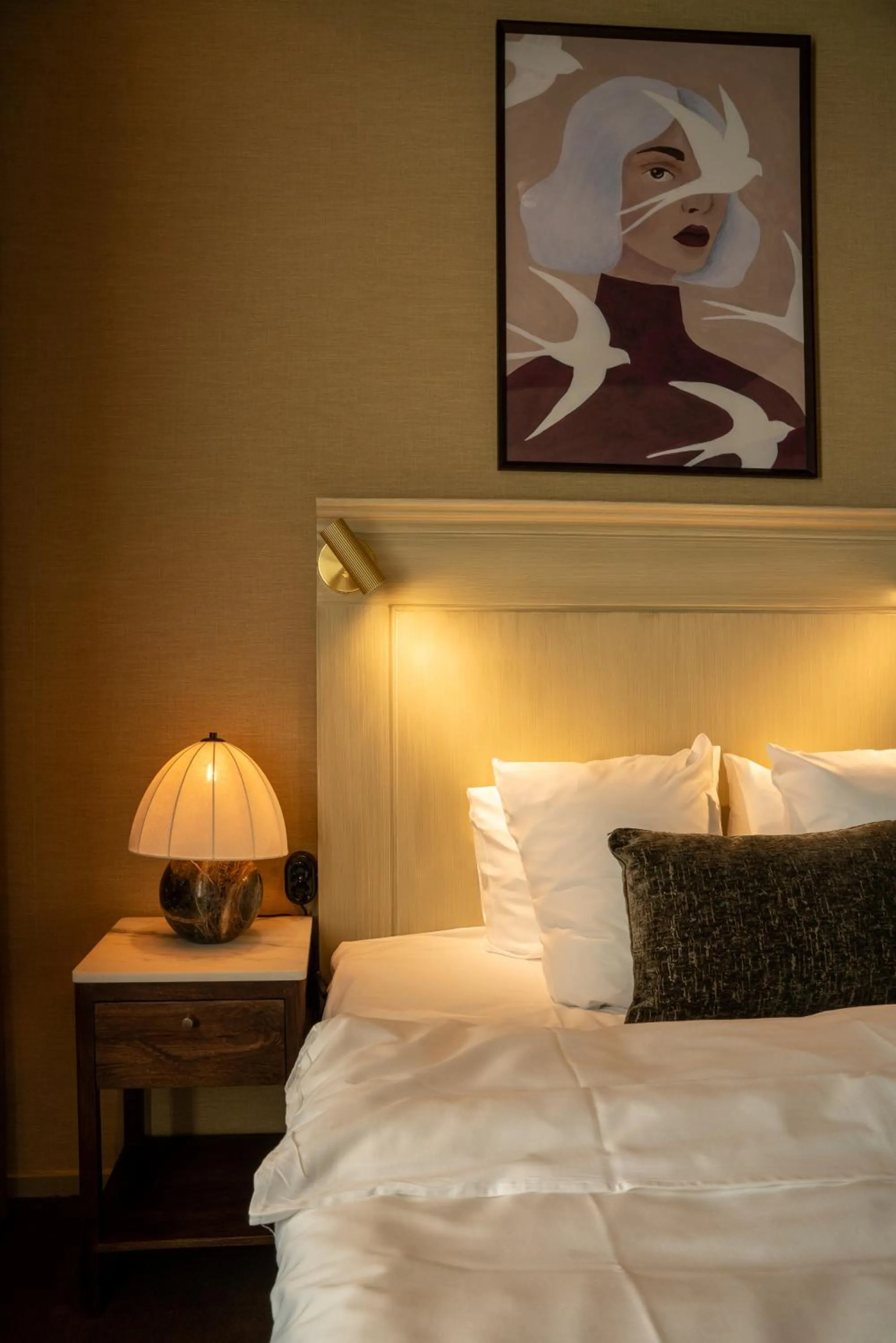 Bed in Grand Halmstad, WorldHotels Crafted
