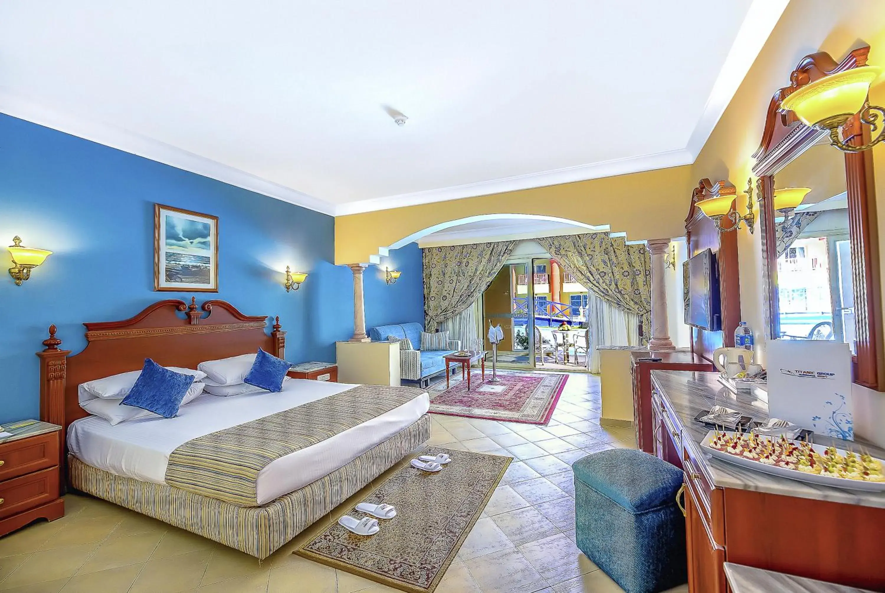 Photo of the whole room, Bed in Titanic Palace Families and couples only Photo of the whole room, Bed in Titanic Palace Families and couples only